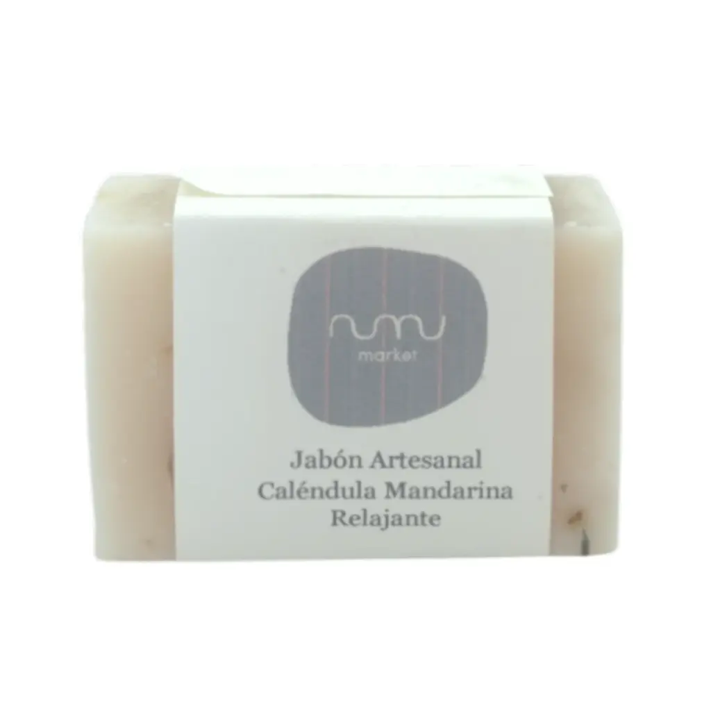 Jabón de caléndula mandarina 100gr ESPUMA DE LUNA