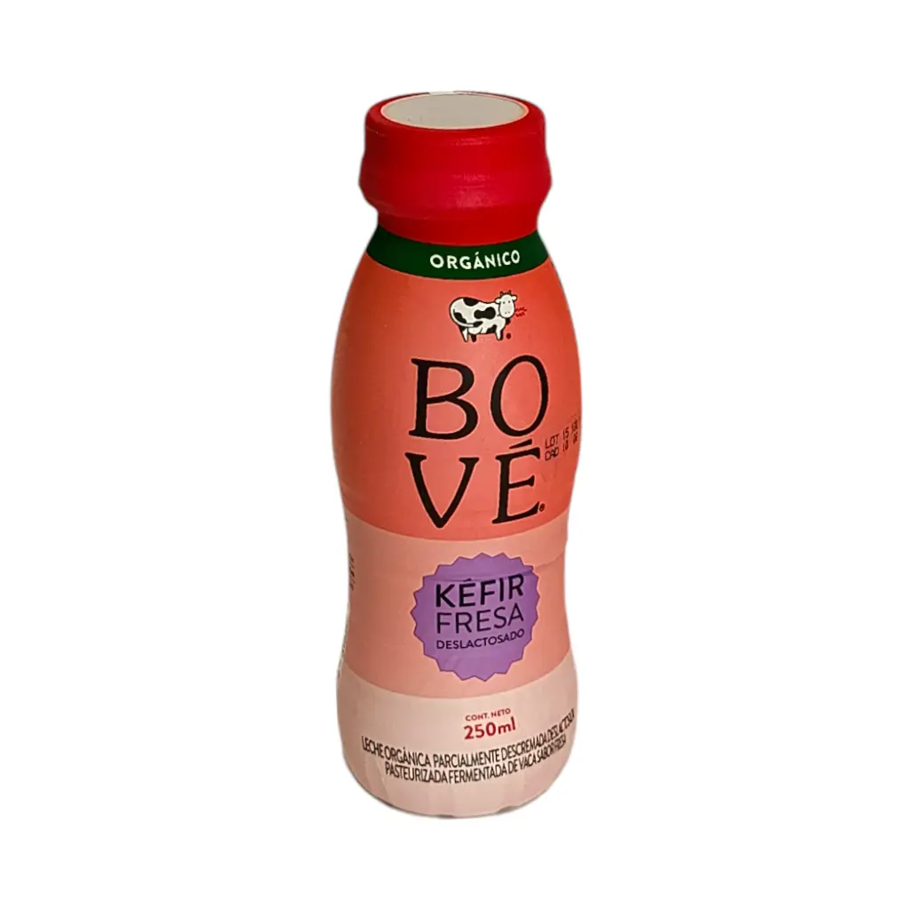 [7501639313347] Kéfir deslactosado con fresa 250ml BOVE