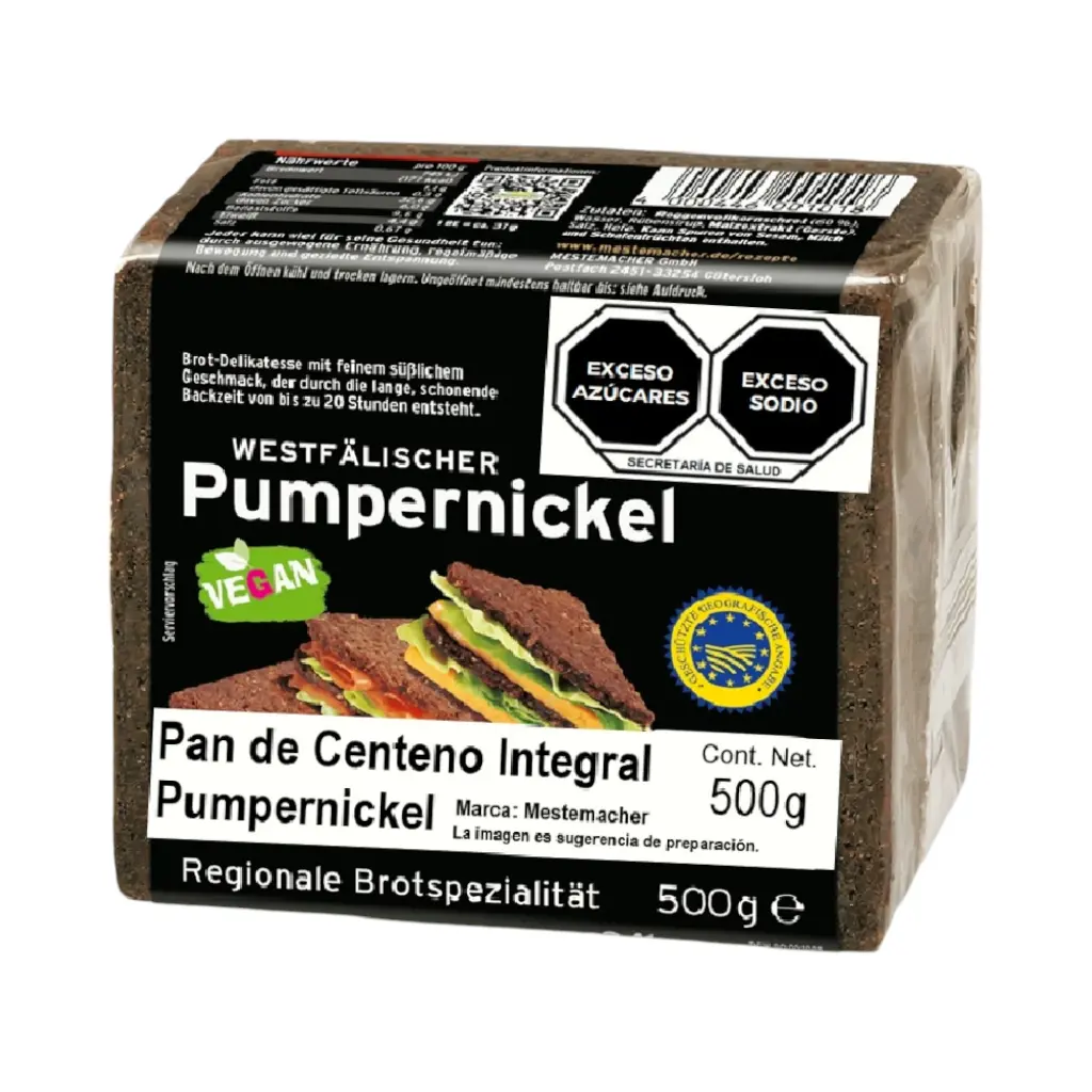 Pan de centeno westfaliano 500gr MESTEMACHER 