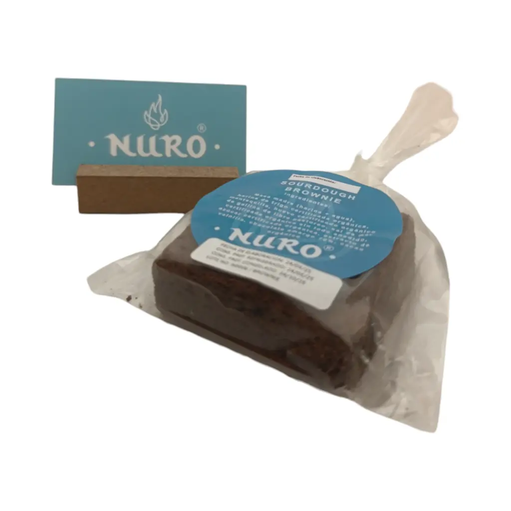 Brownie de masa madre NURO