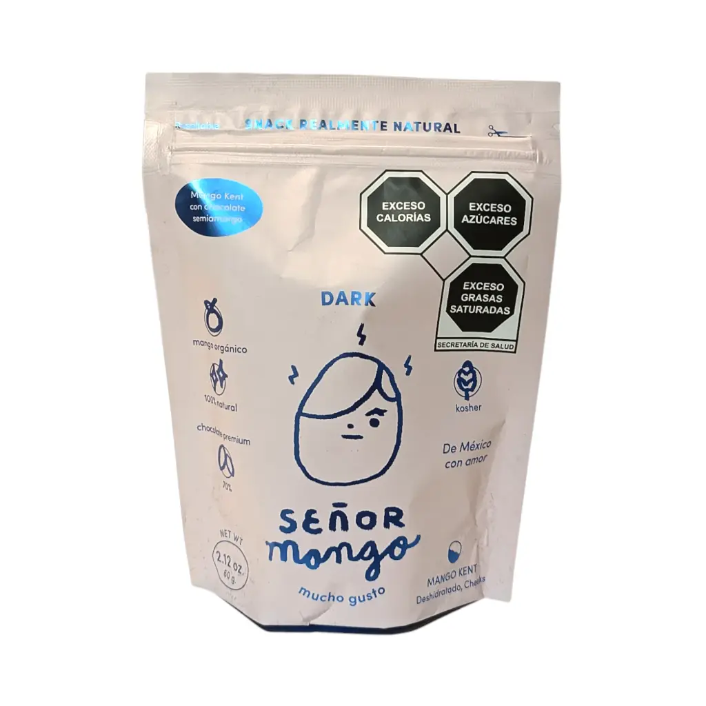 [7500464595225] Mango Kent deshidratado dark 60gr SEÑOR MANGO