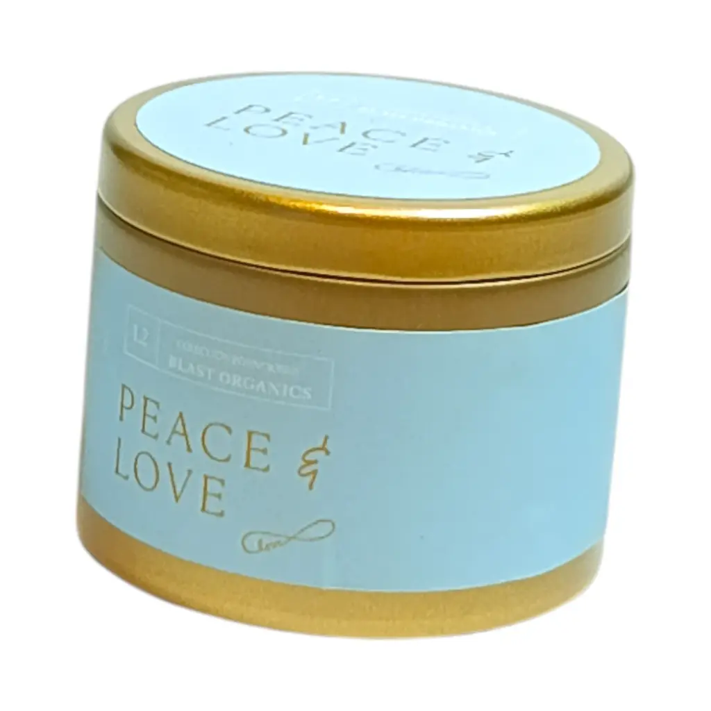 Vela aromática Peace and Love 125ml  BLAST ORGANICS