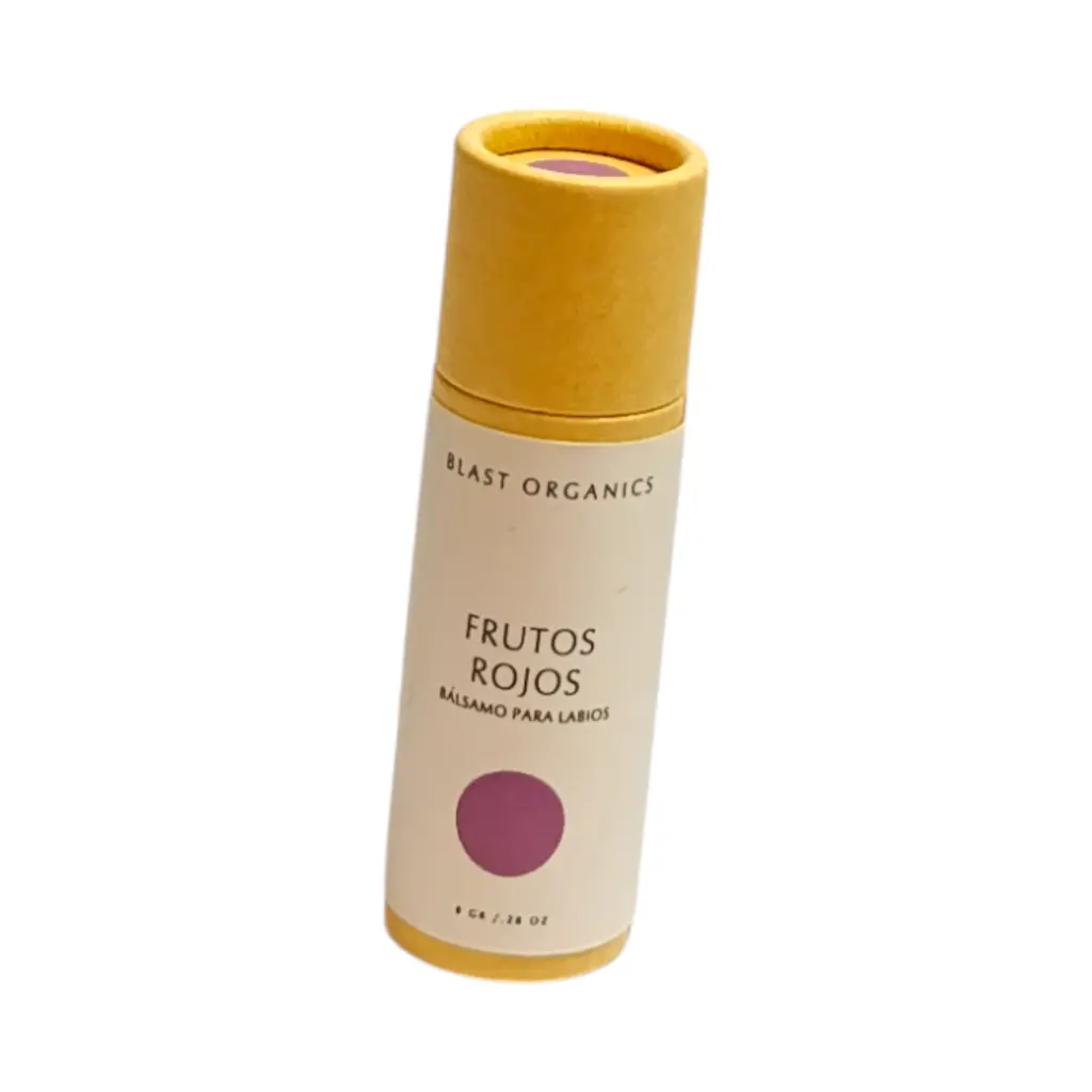 Bálsamo hidratante para labios de frutos rojos 8gr BLAST ORGANICS