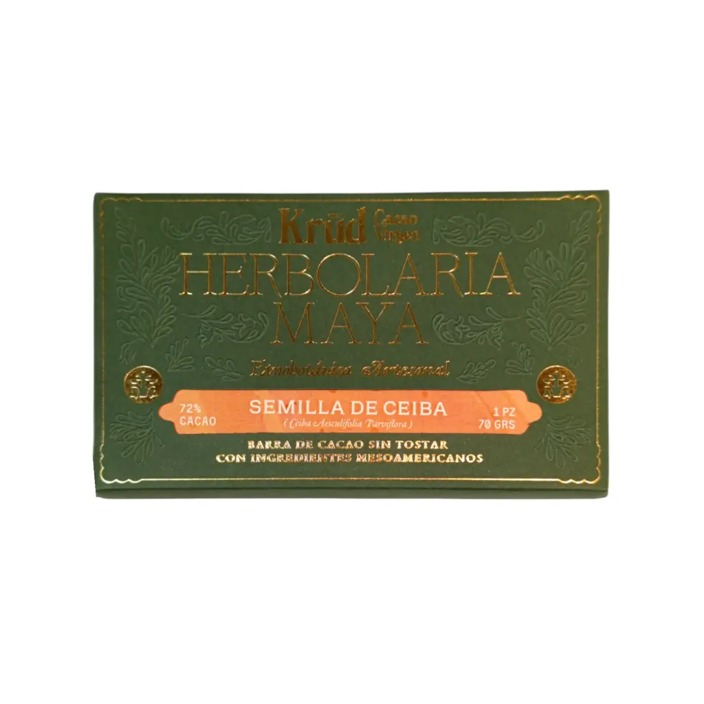 [7503028645220] Barrita de cacao con semilla de ceiba 70gr KRUD