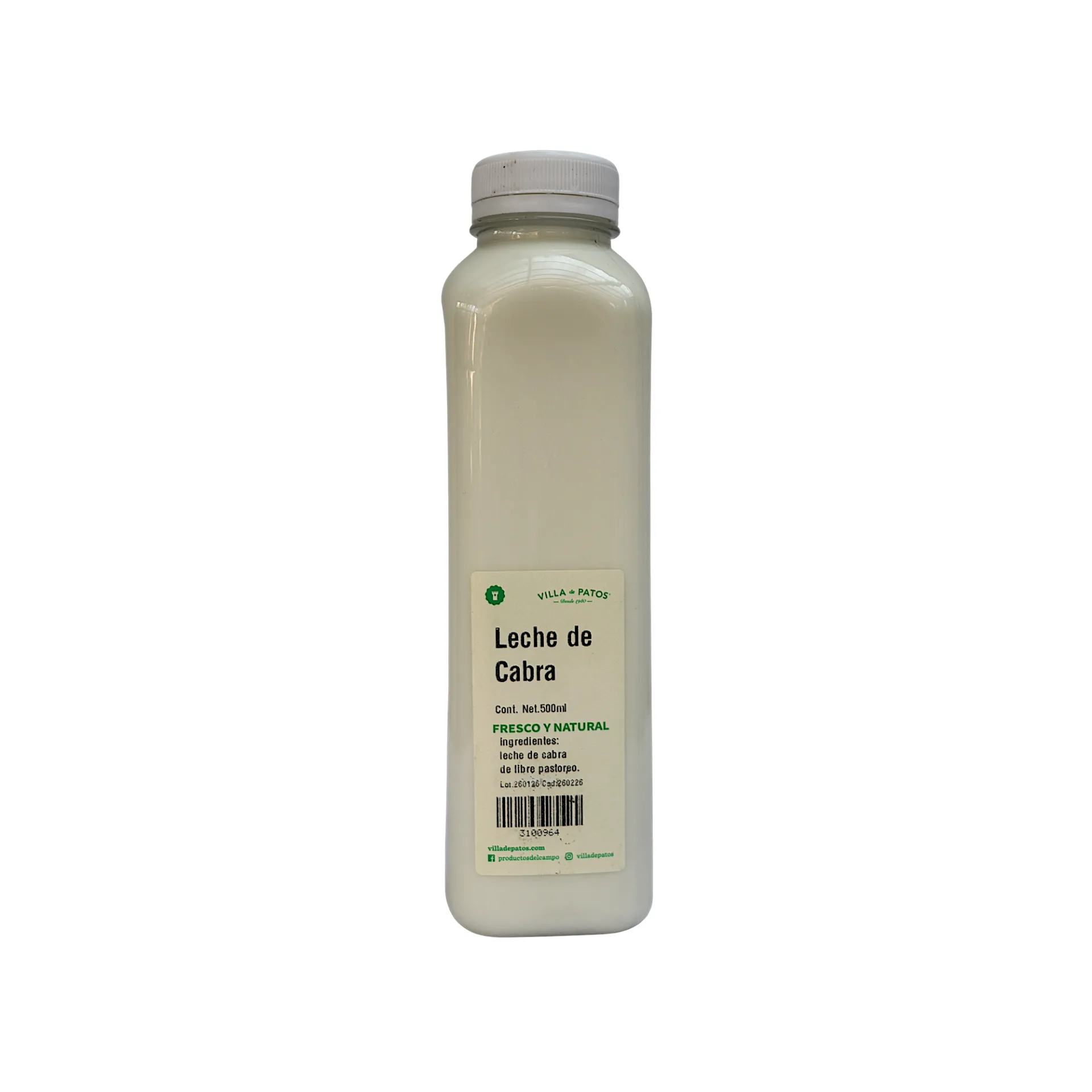[3100964] Leche de cabra 500ml VILLA DE PATOS