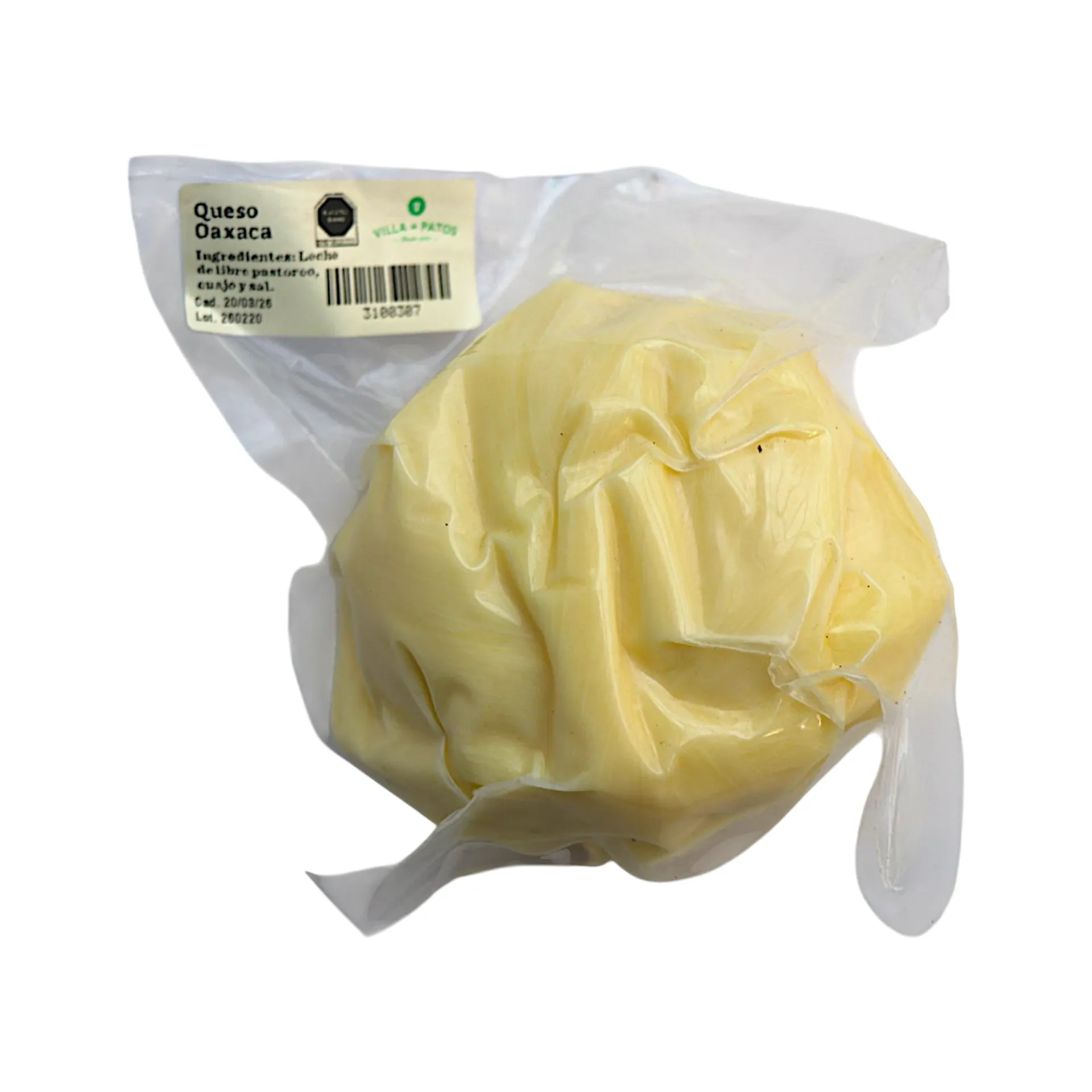 [3100307] Queso Oaxaca 300gr VILLA DE PATOS