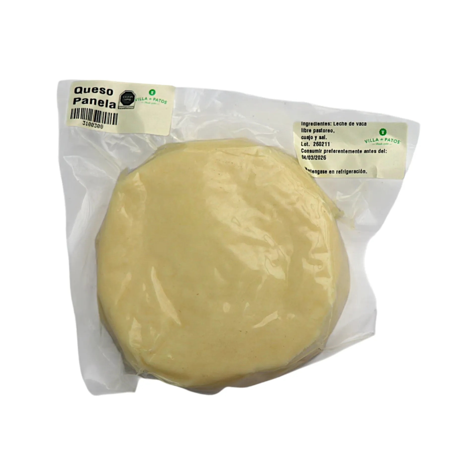 [3100308] Queso panela 350gr VILLA DE PATOS