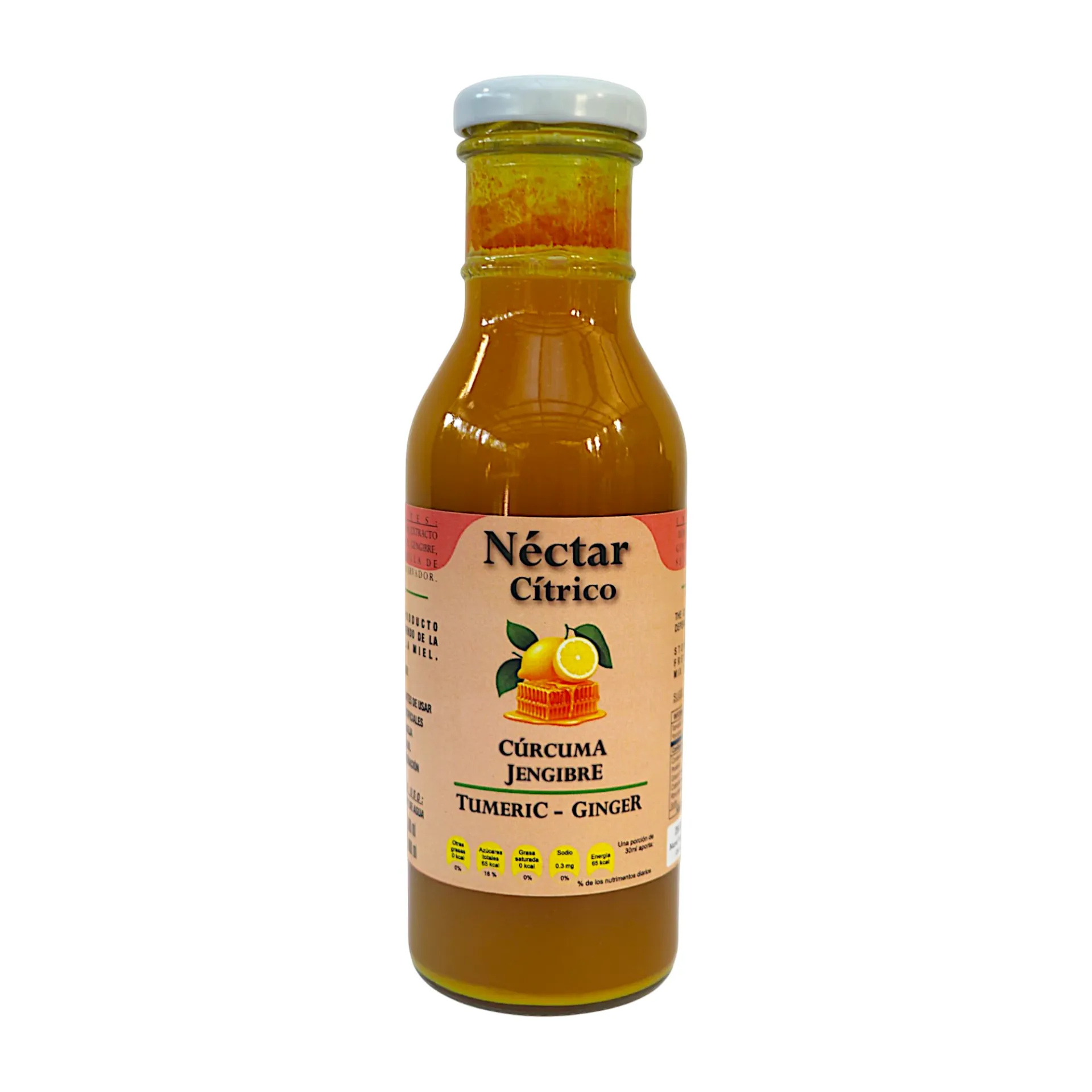 Concentrado de miel, limón y cúrcuma 345ml MARZÉ
