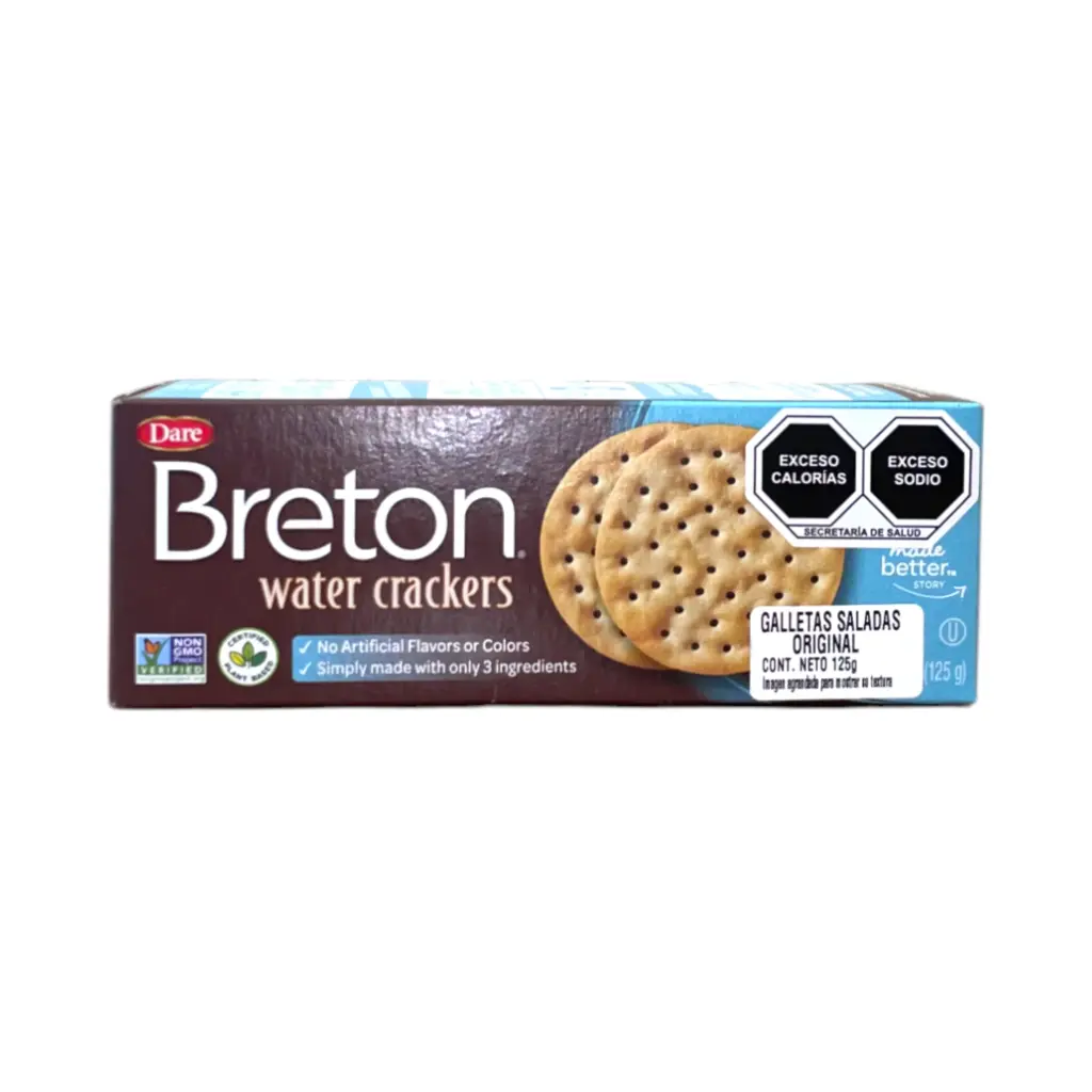 [055653670247] Galletas saladas original 125gr BRETON