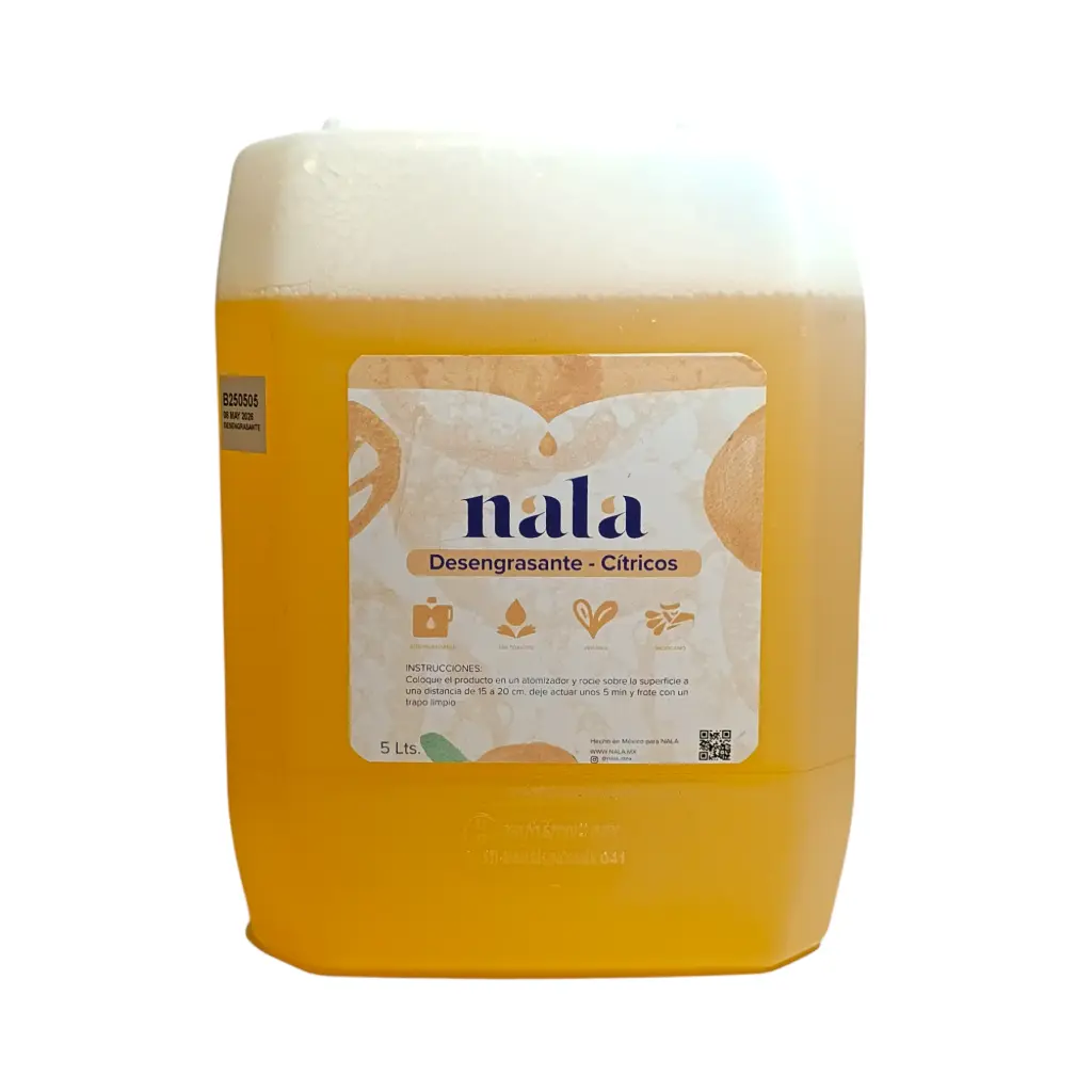 Desengrasante con aroma a cítricos 5L NALA