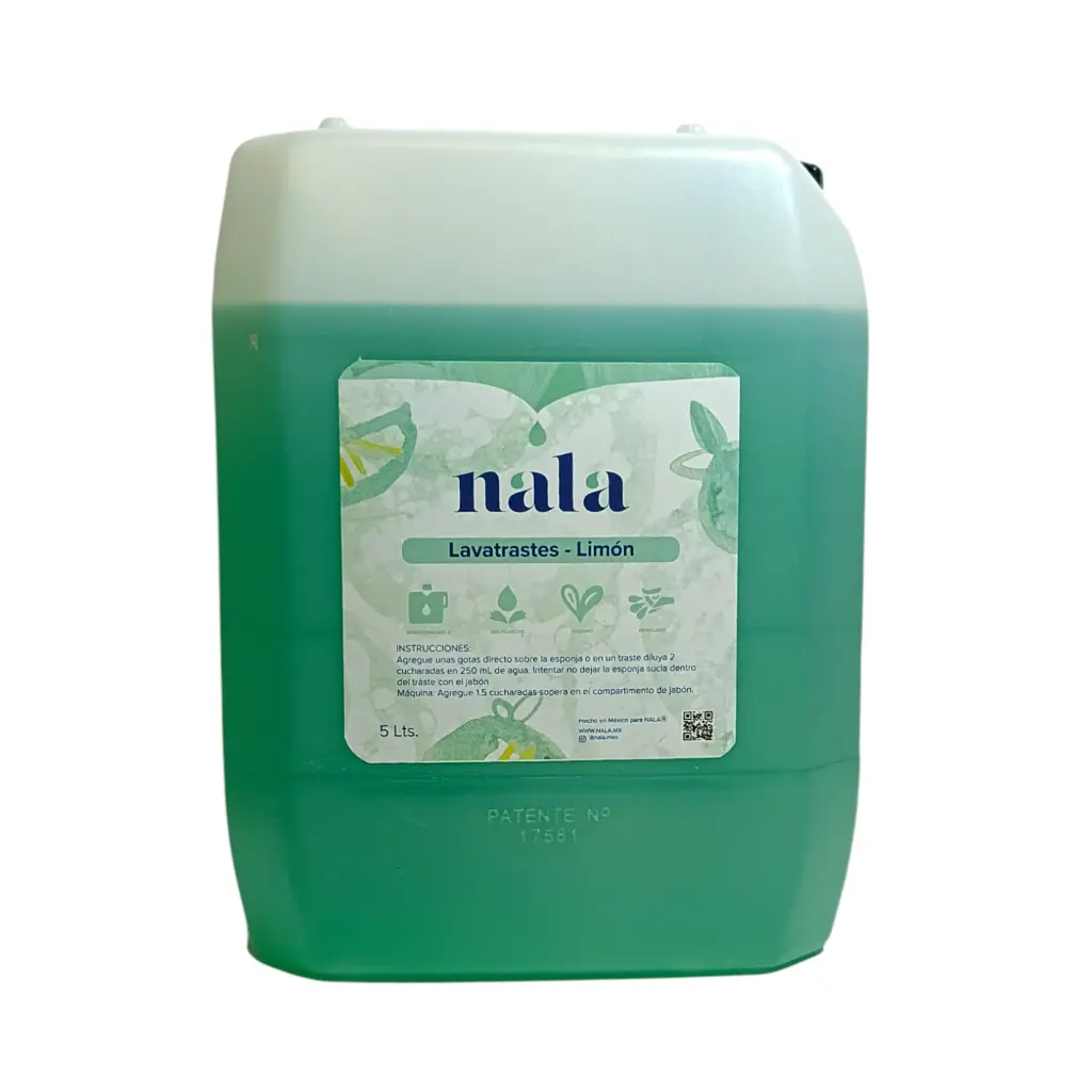 Lavatrastes con aroma a limón 5L NALA