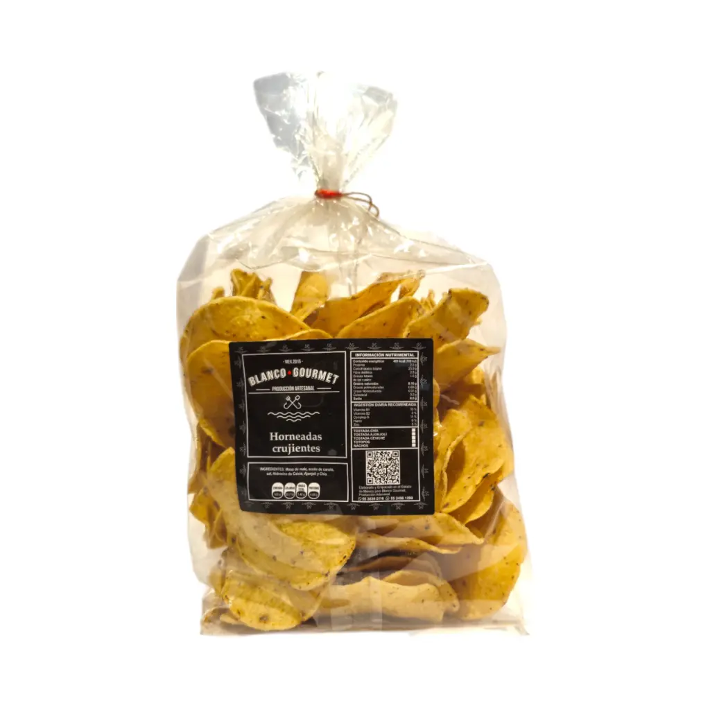 Totopos para nachos 240gr BLANCO GOURMET