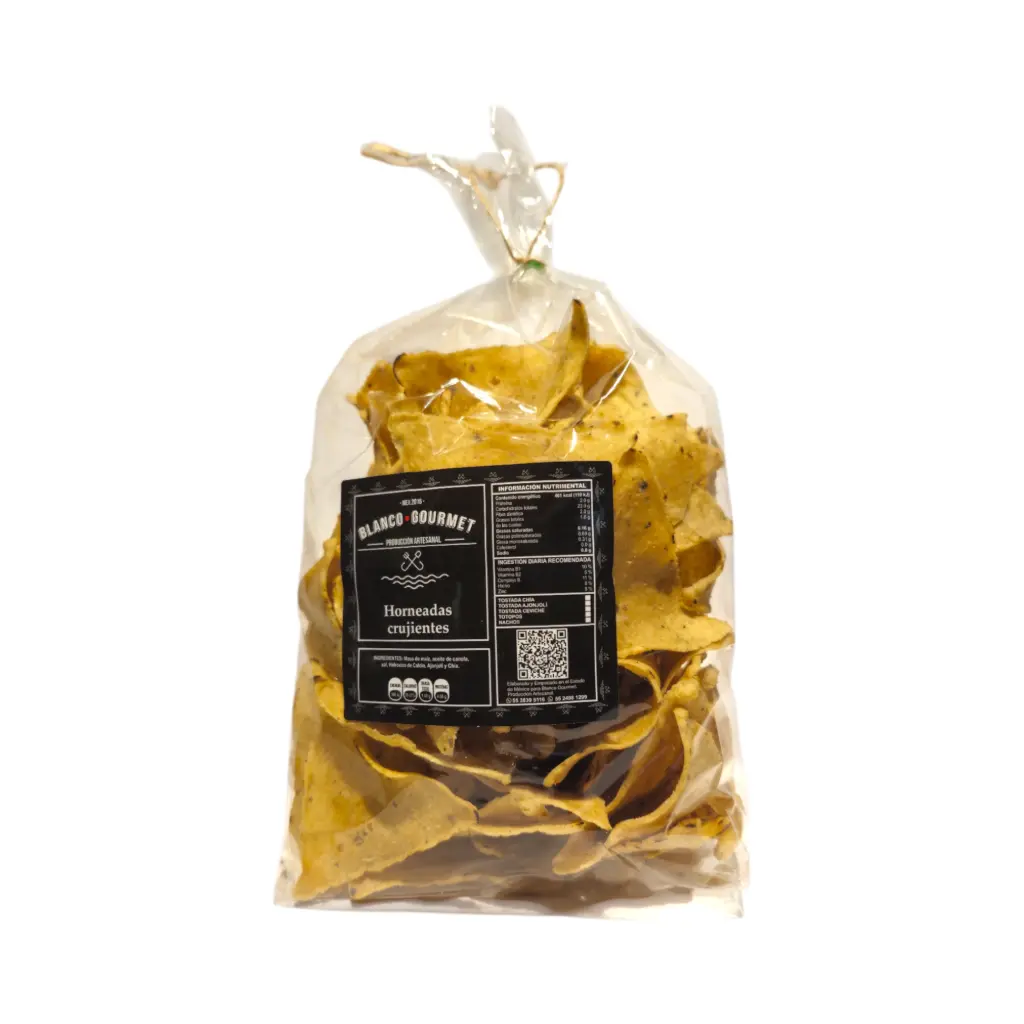 Totopos para chilaquiles 240gr BLANCO GOURMET