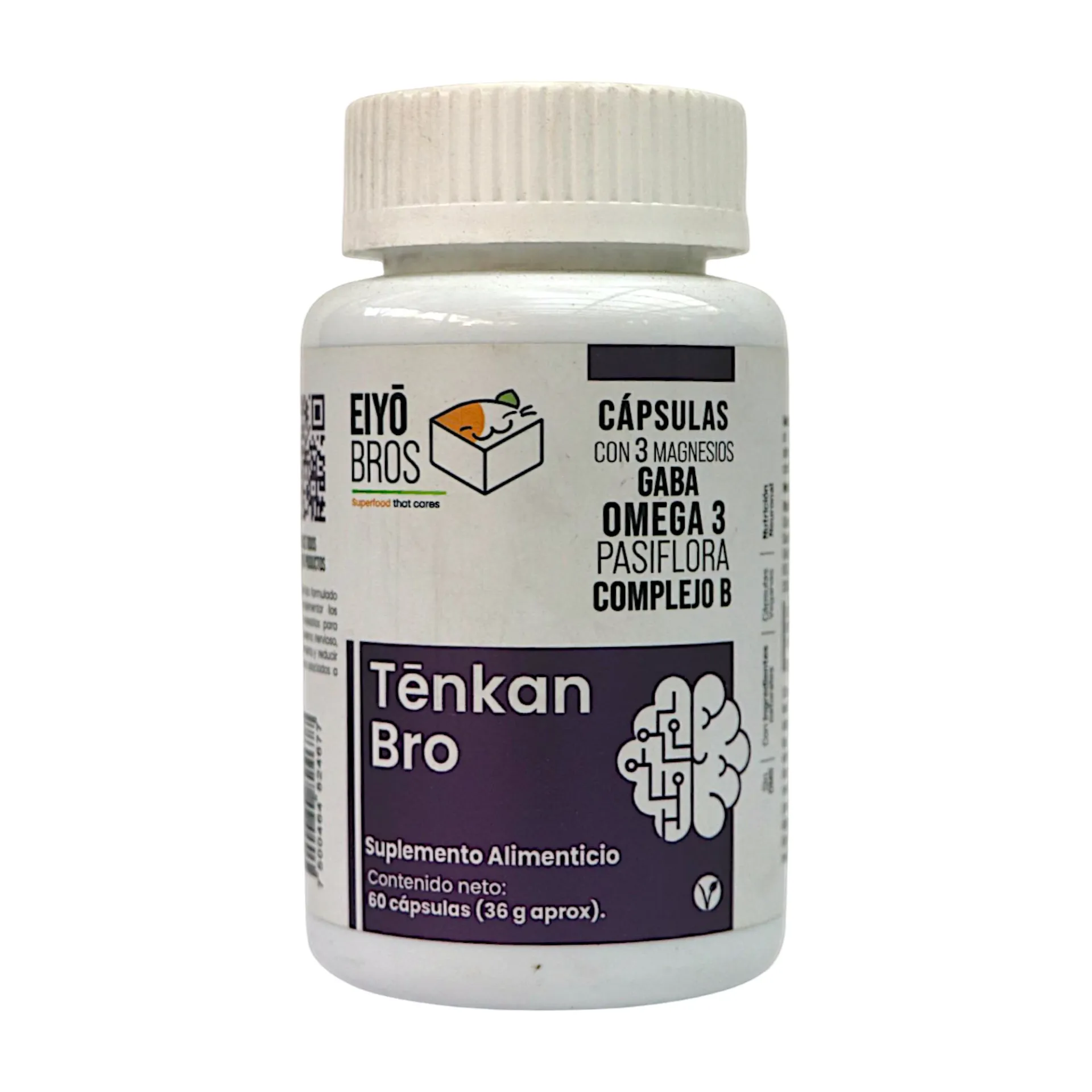 Tenkan Bro suplemento para la relajación del sistema nervioso 60 cápsulas EIYO BROS