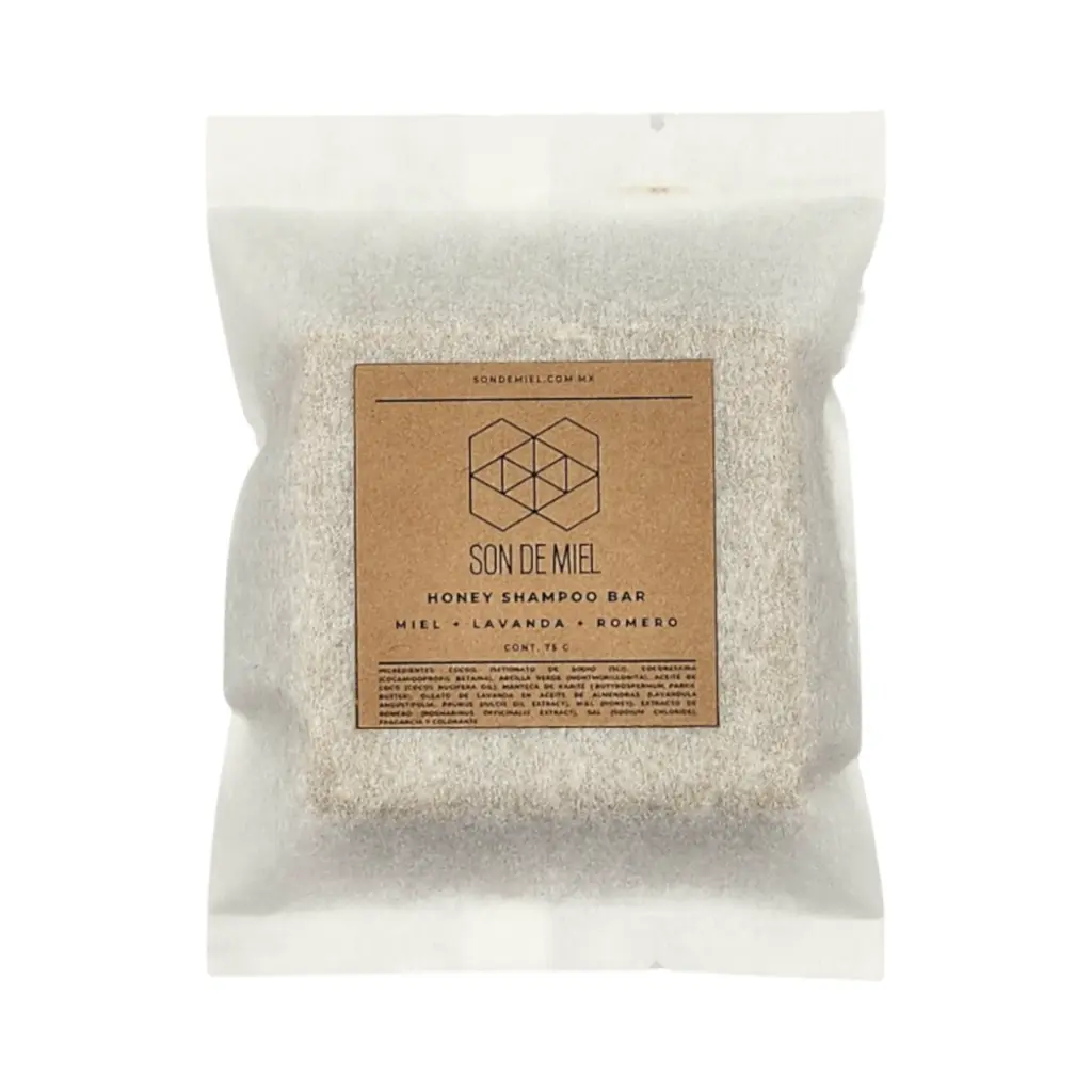 Barra de shampoo de miel 75gr SON DE MIEL