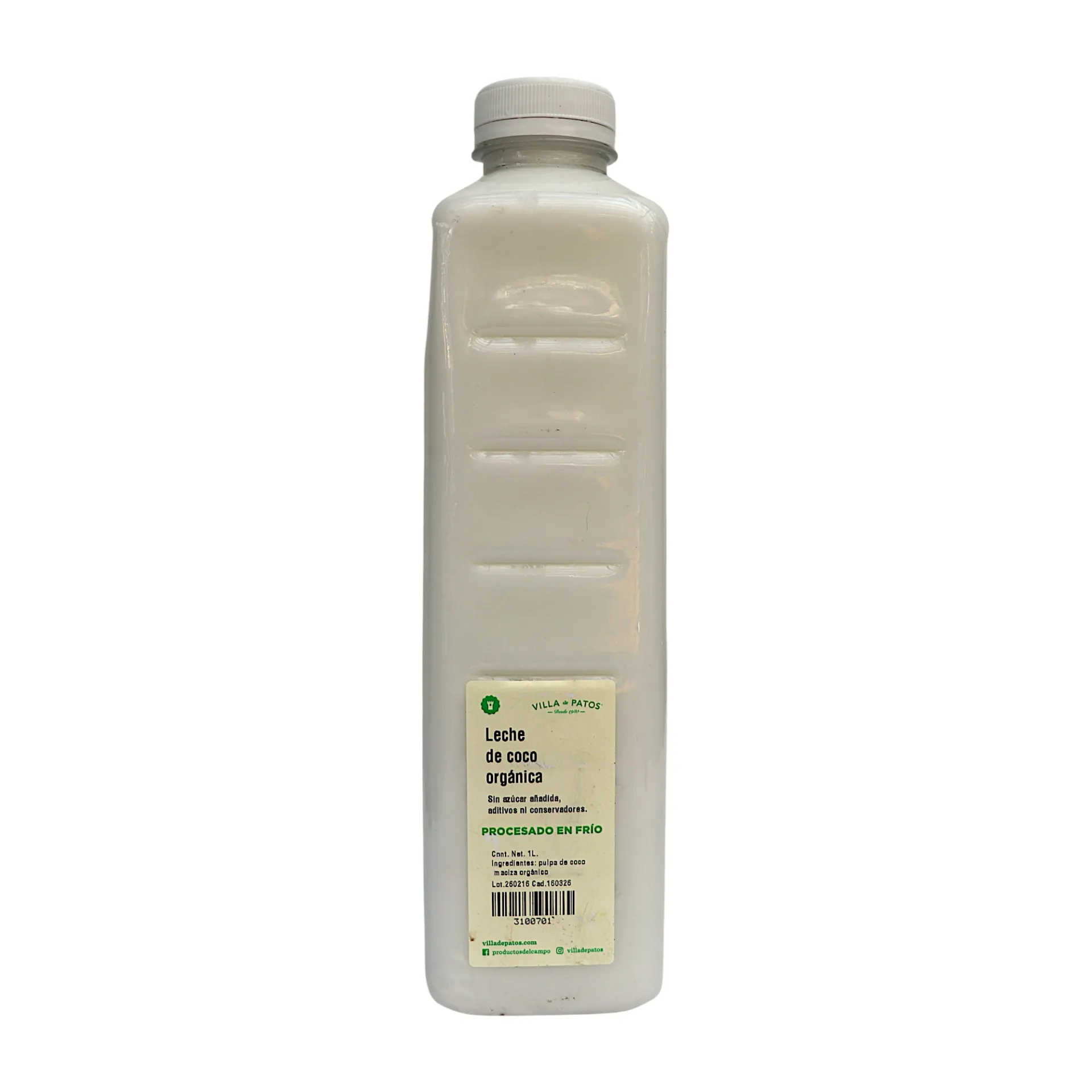 [3100701] Leche de coco 1L VILLA DE PATOS