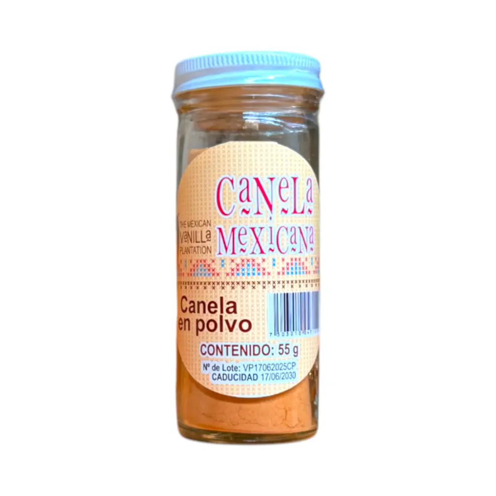 Canela en polvo en tarro 55gr THE MEXICAN VANILLA PLANTATION