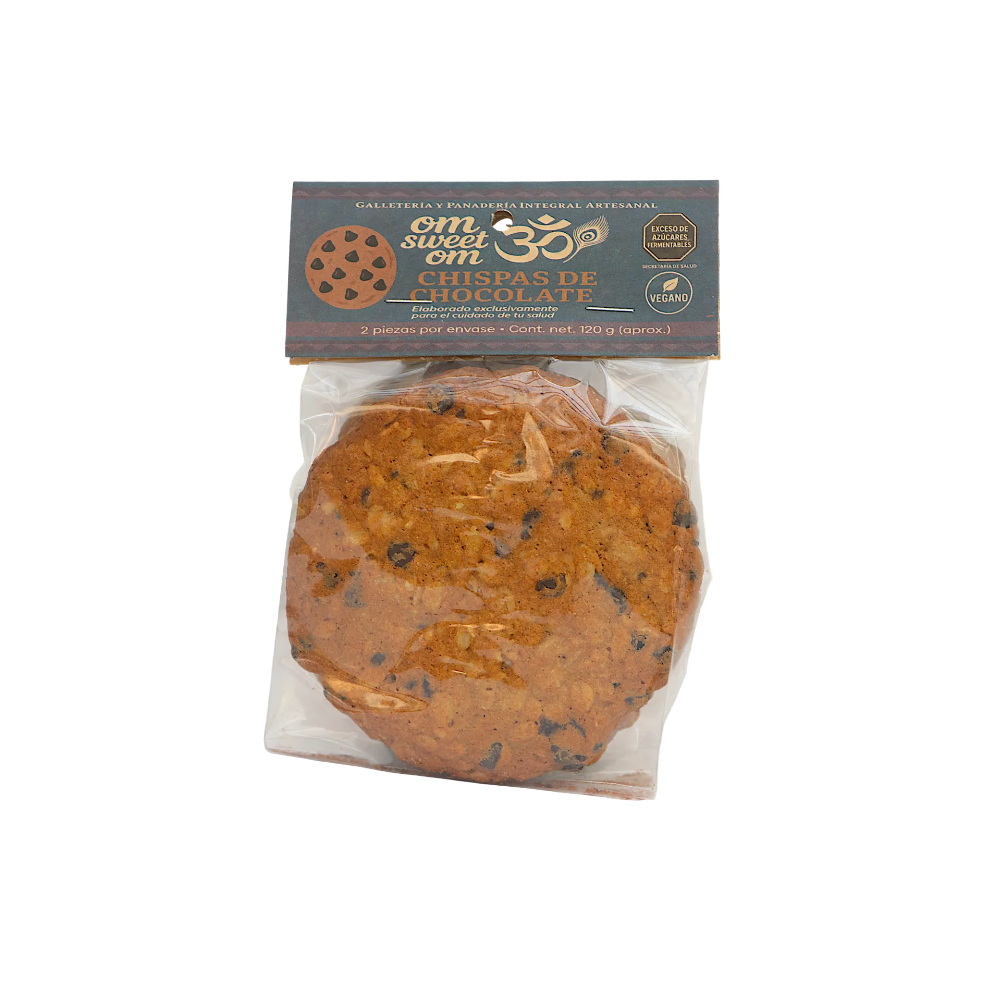 Galletas veganas de avena con chispas de chocolate 110gr SANO MUNDO