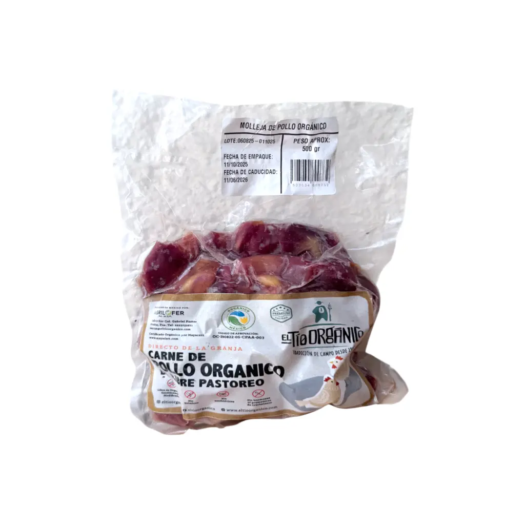 [7503034600732] Molleja de pollo pz EL TÍO ORGÁNICO