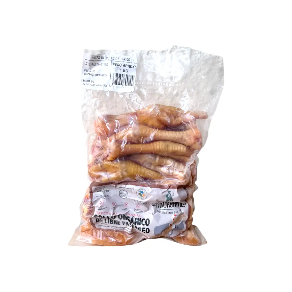 Patas de pollo EL TÍO ORGÁNICO