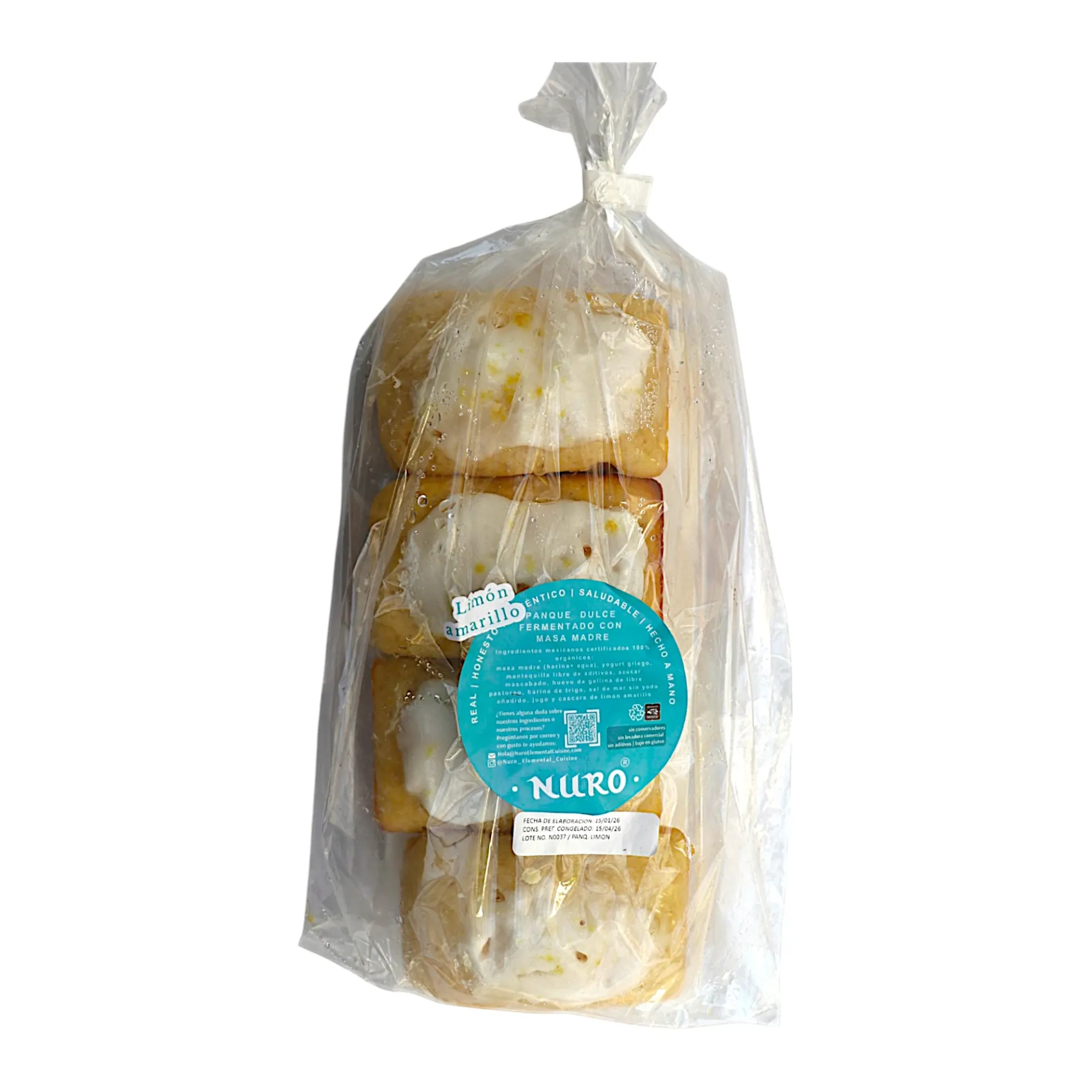 Panquecitos de masa madre 4pz NURO