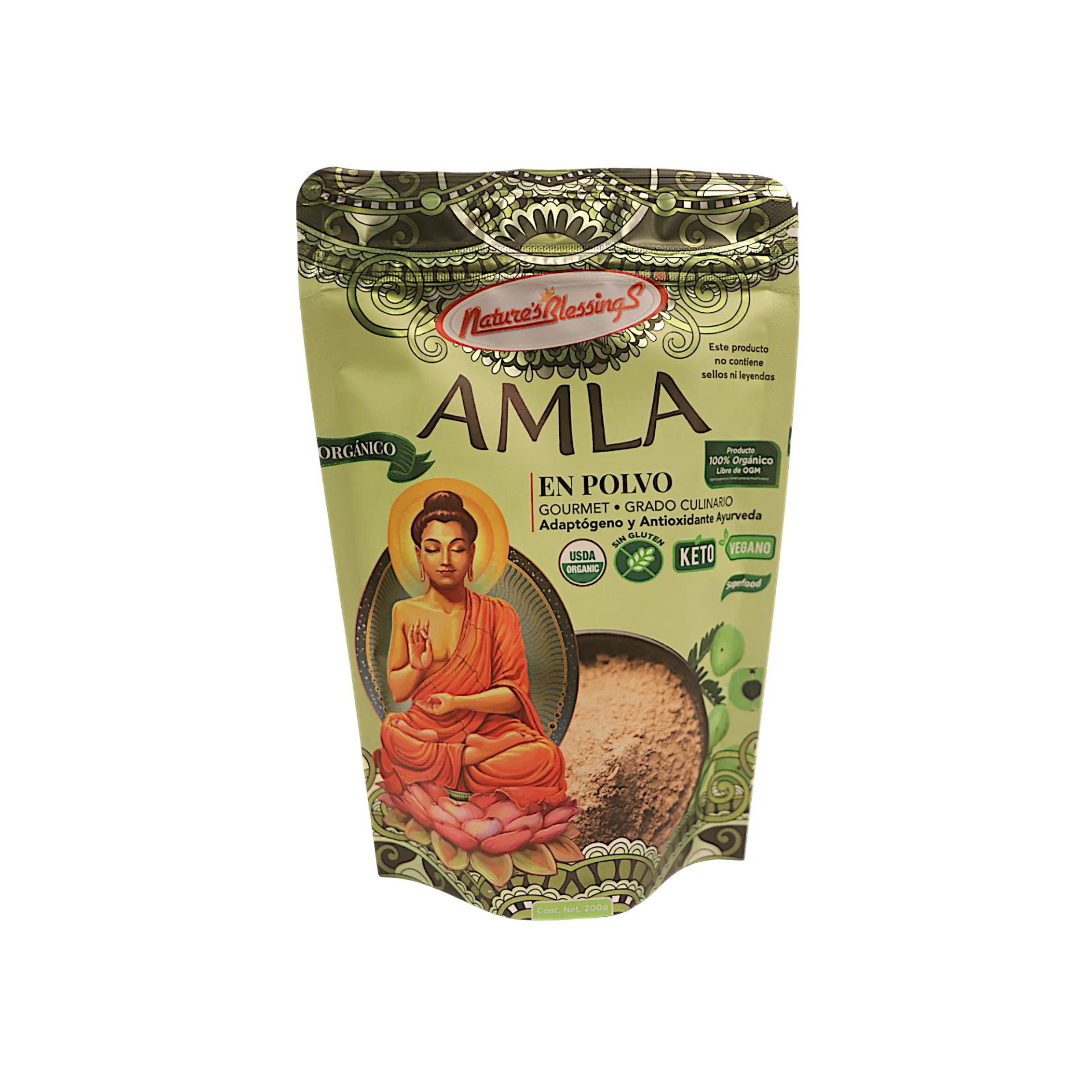 [7503012295738] Amla orgánico en polvo 200gr NATURE´S BLESSINGS