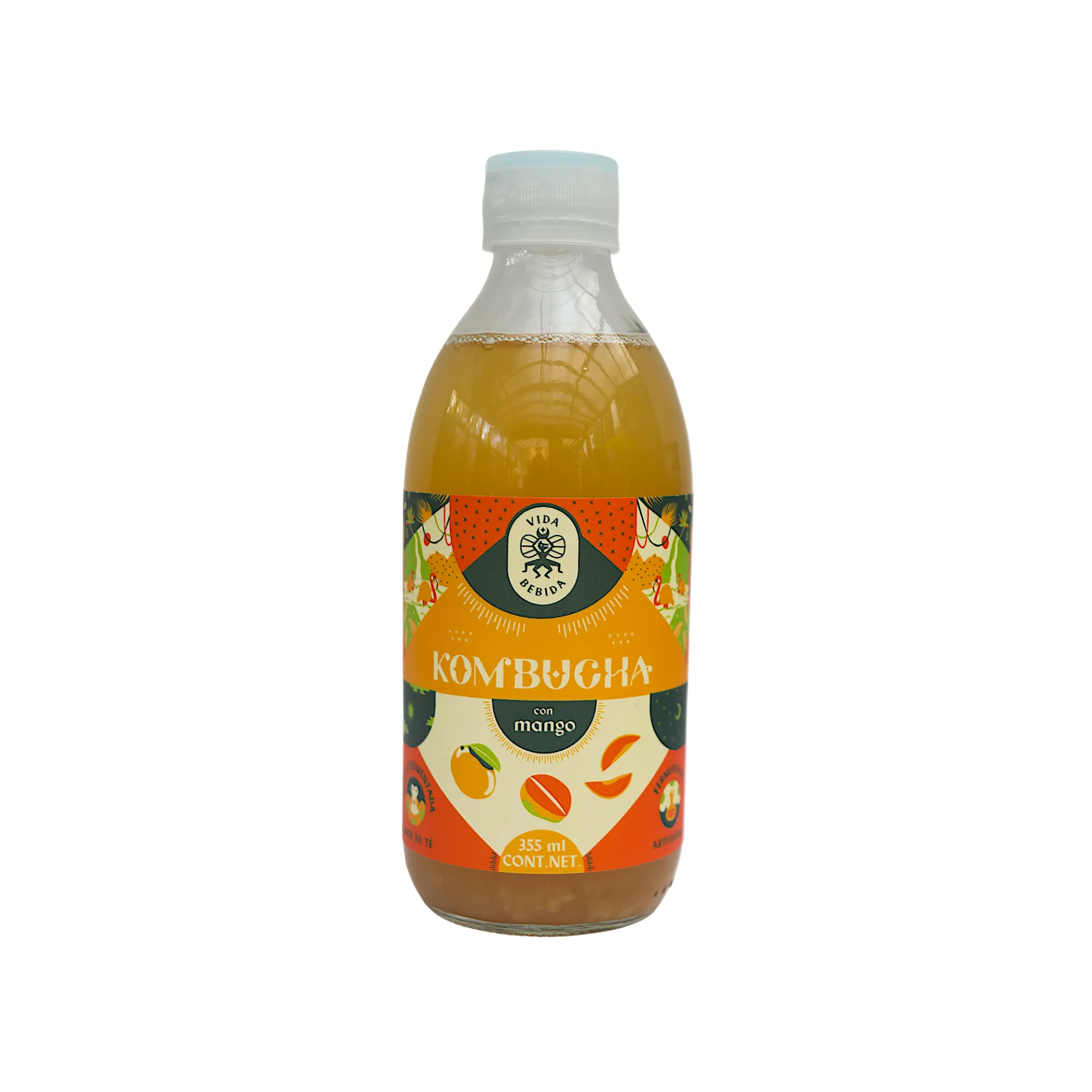 Kombucha de mango 355ml VIDA BEBIDA