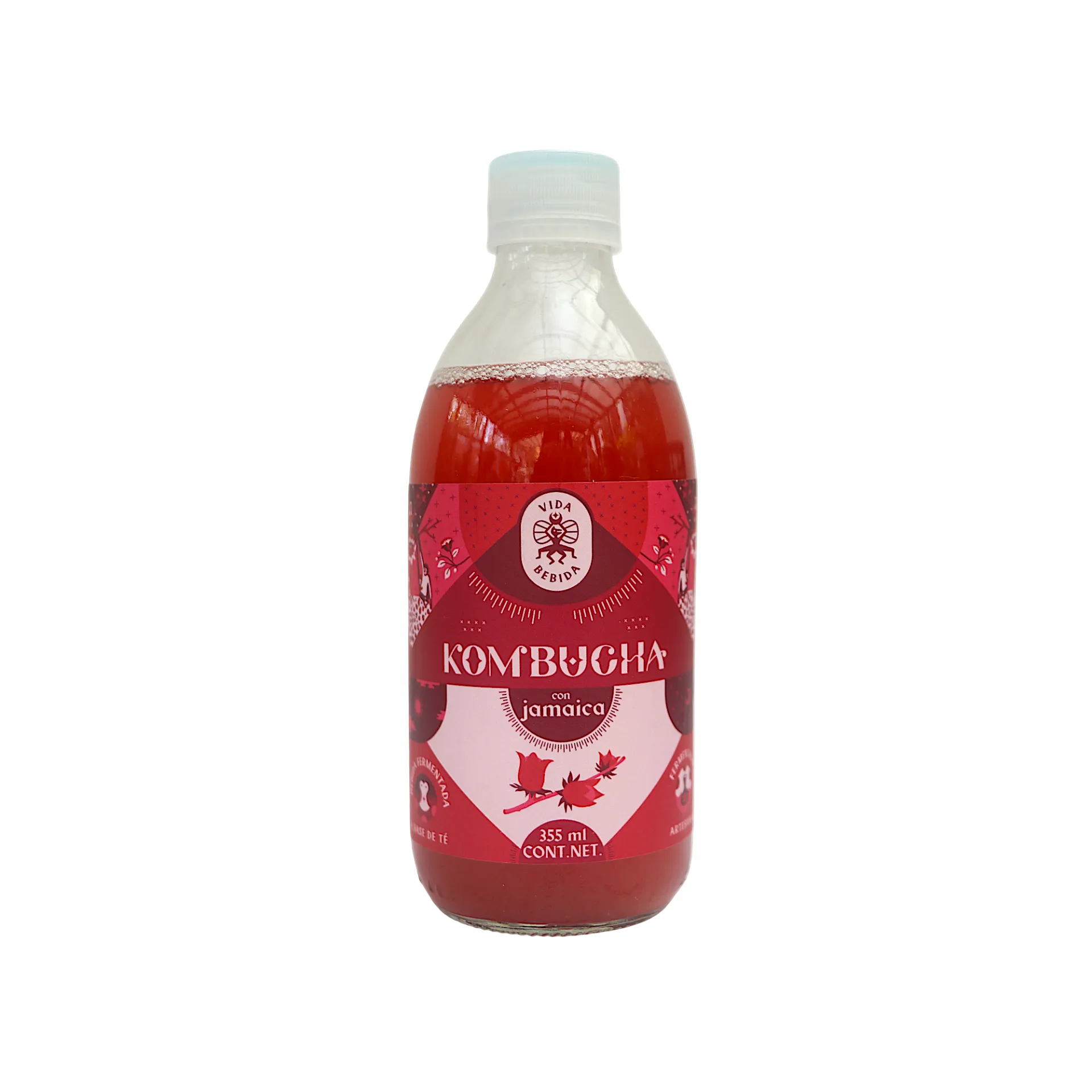 Kombucha de jamaica 355ml VIDA BEBIDA