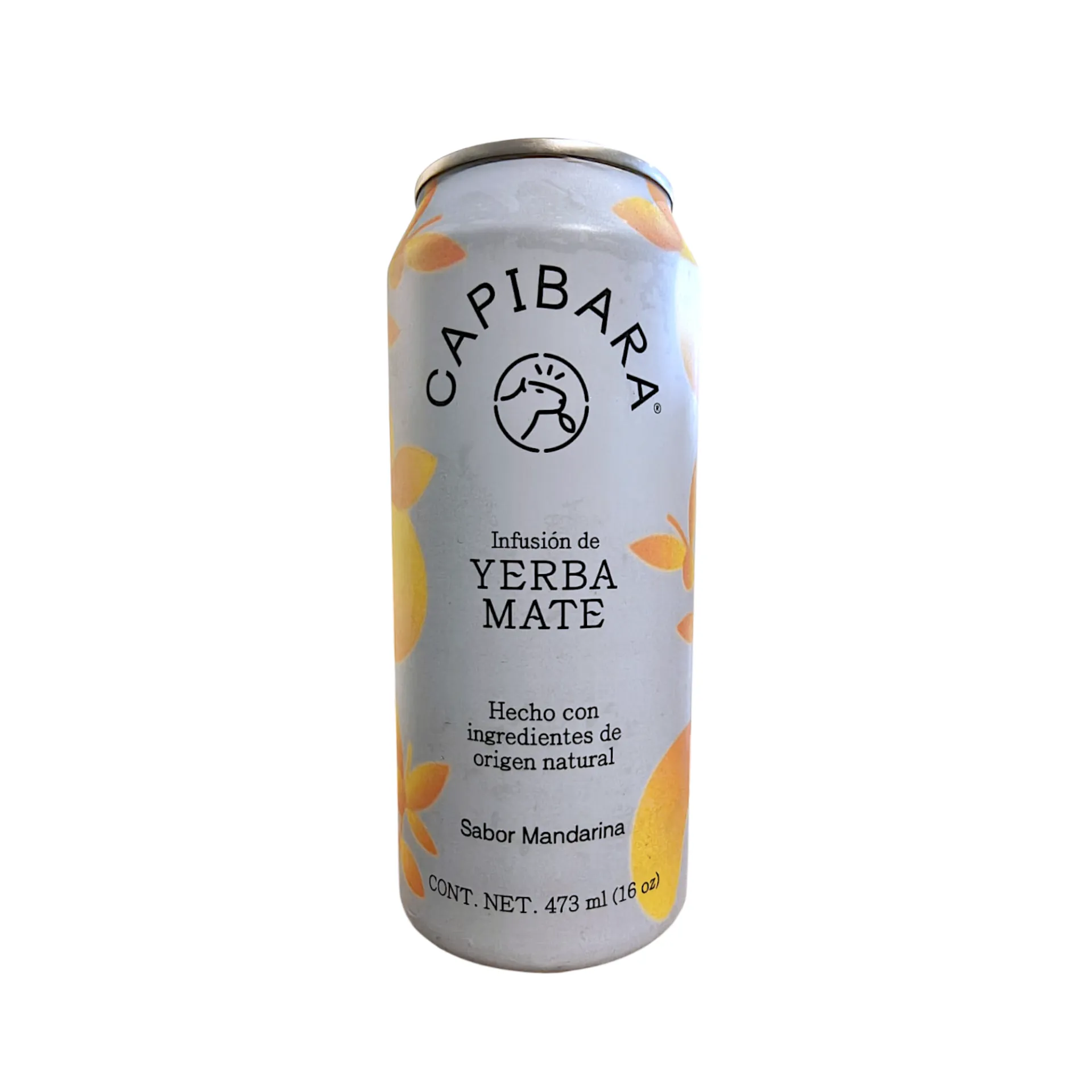 [7503029598082] Infusión de yerba mate sabor mandarina 473ml CAPIBARA