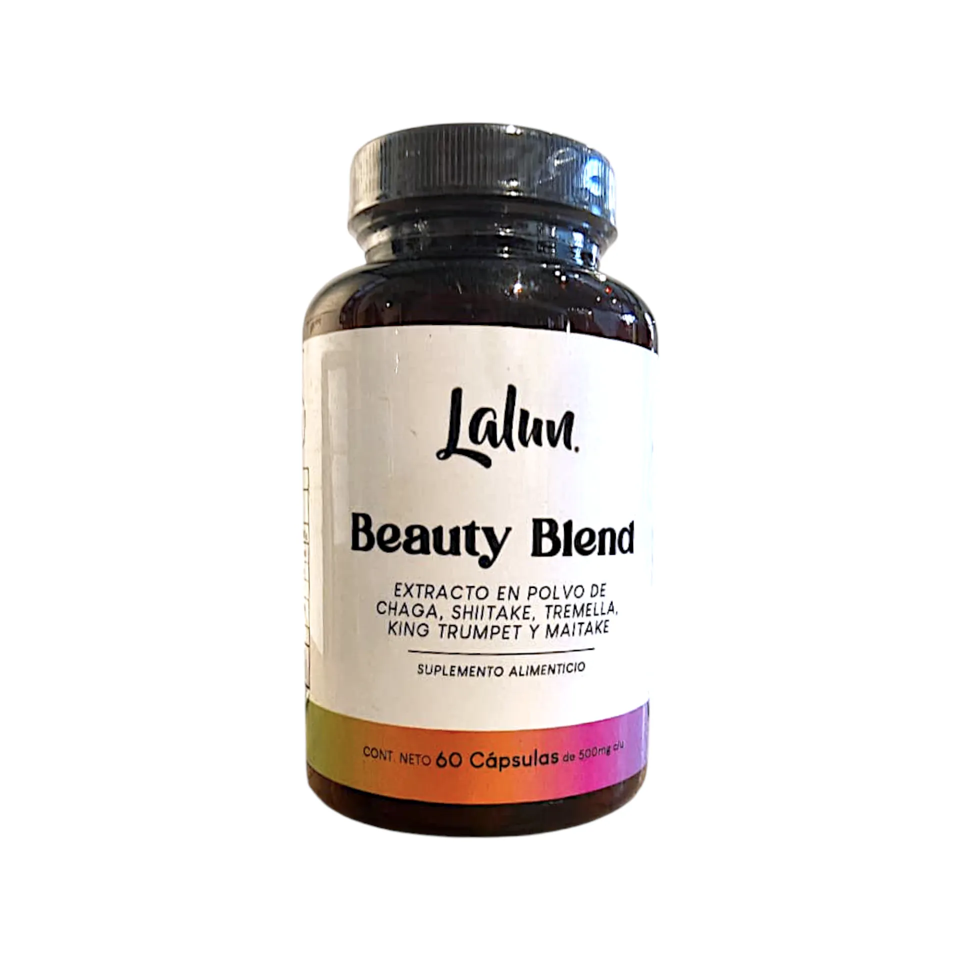 [7503038787170] Extracto en polvo de hongos Beauty Blend 60 cápsulas LALUN