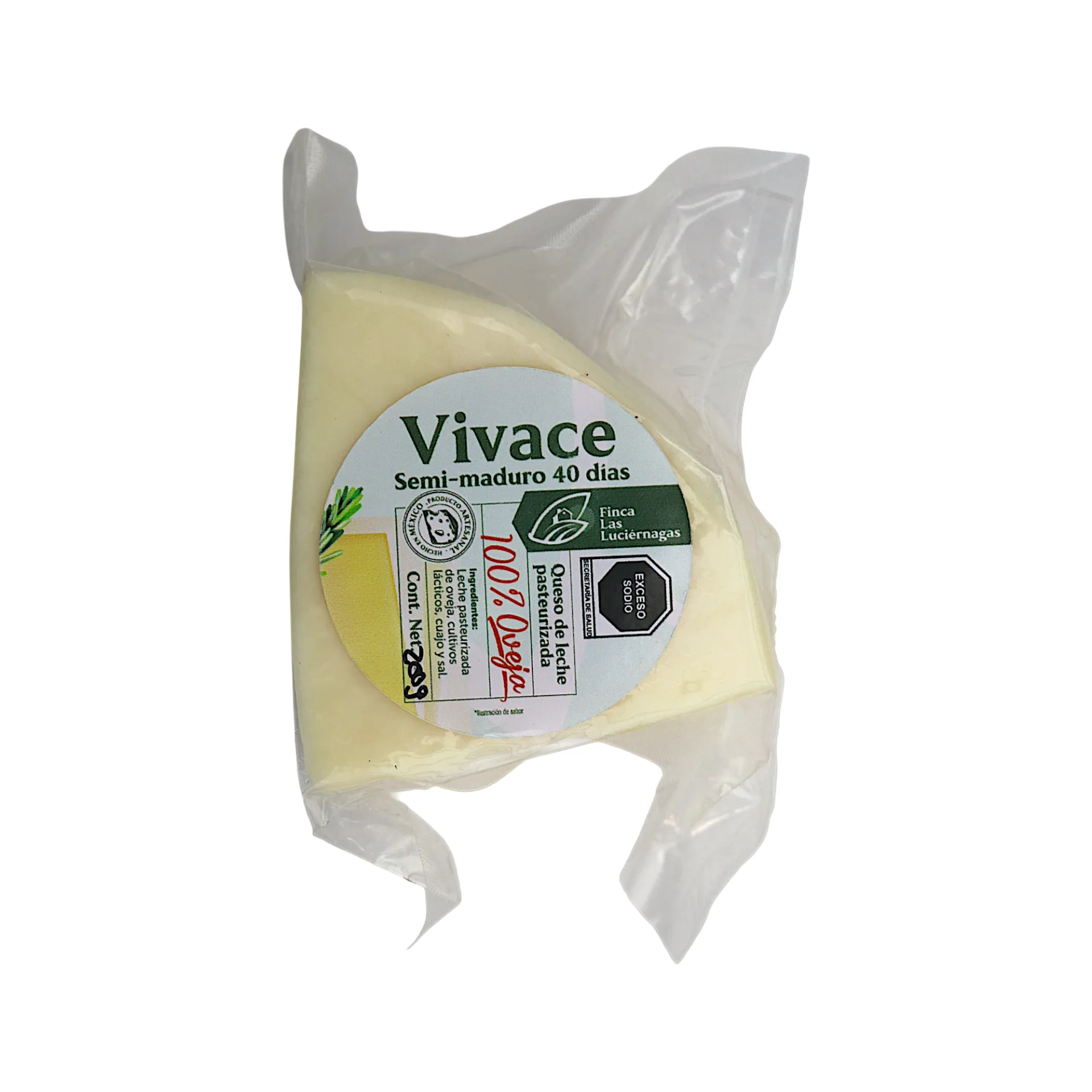 Queso de oveja Vivace 200gr FINCA LAS LUCIERNAGAS