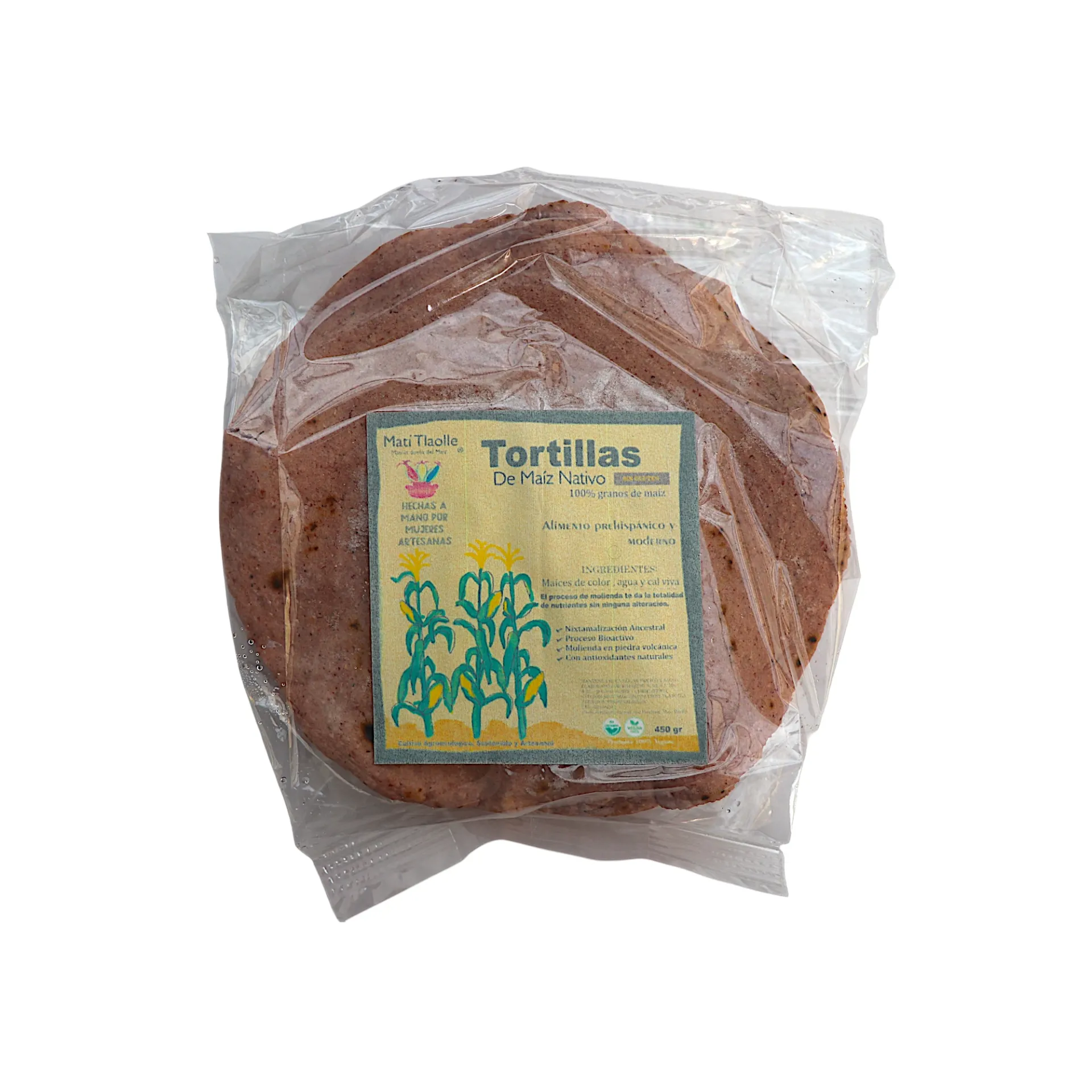 Tortillas rojas 12pz MATI TLAOLLE
