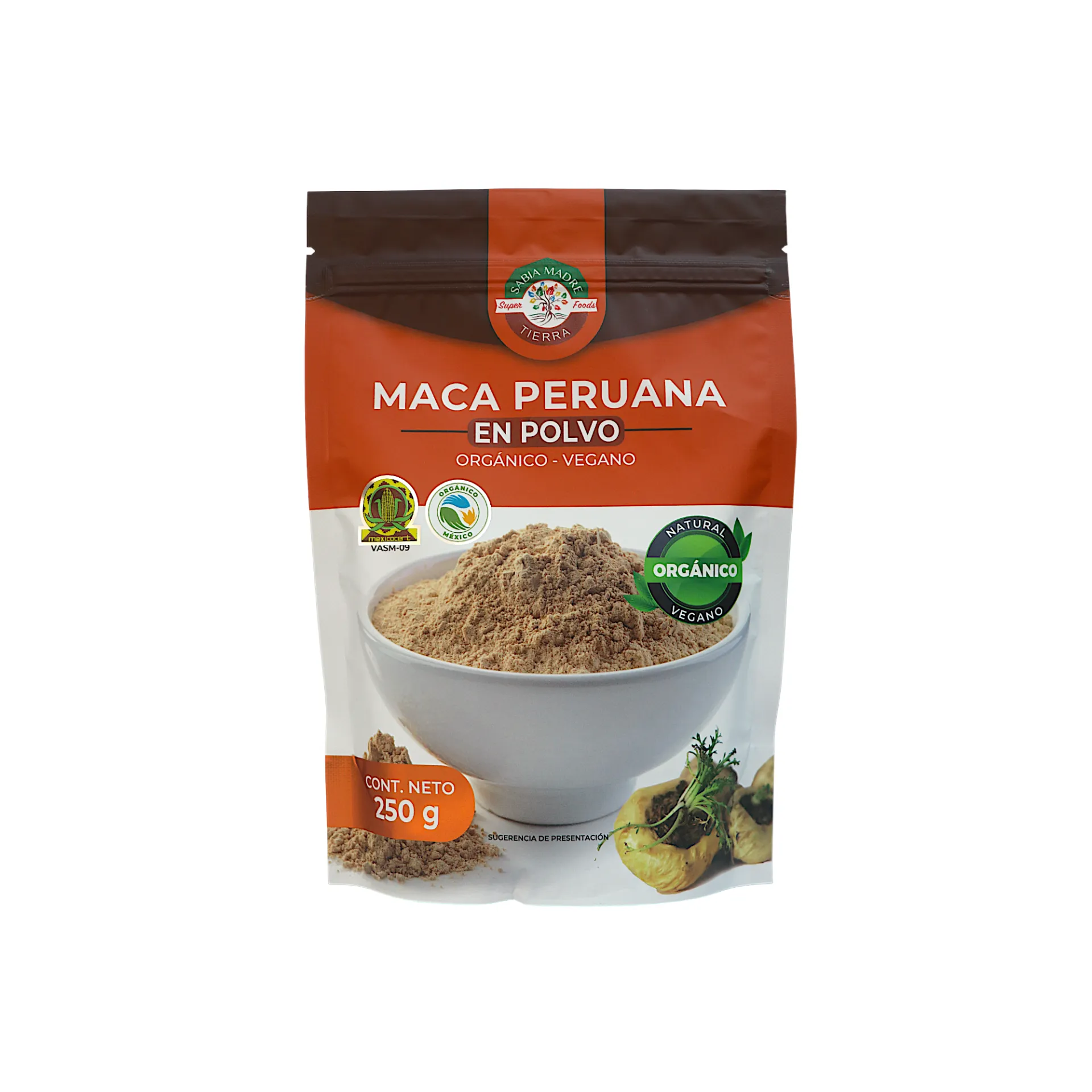 Maca peruana en polvo 250gr SABIA MADRE TIERRA