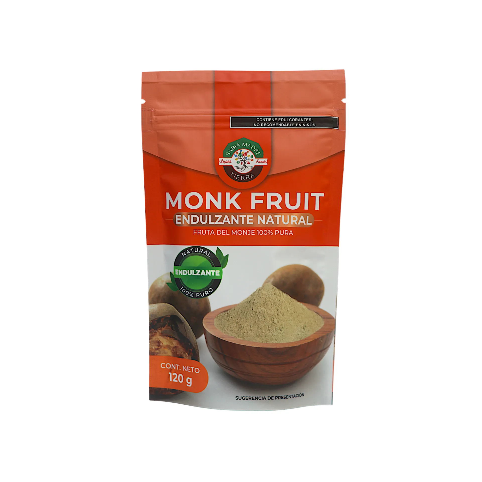 [7503034274643] Fruta del monje en polvo 120gr SABIA MADRE TIERRA