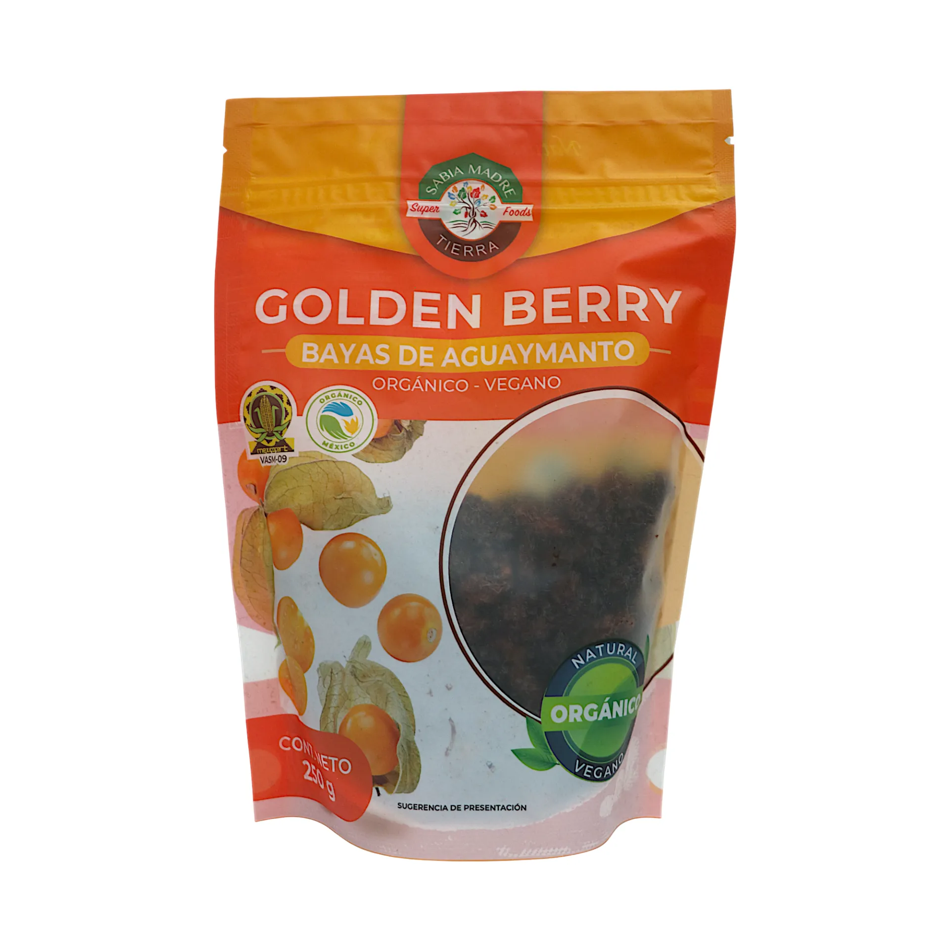 [7503034274896] Golden berries 250gr SABIA MADRE TIERRA