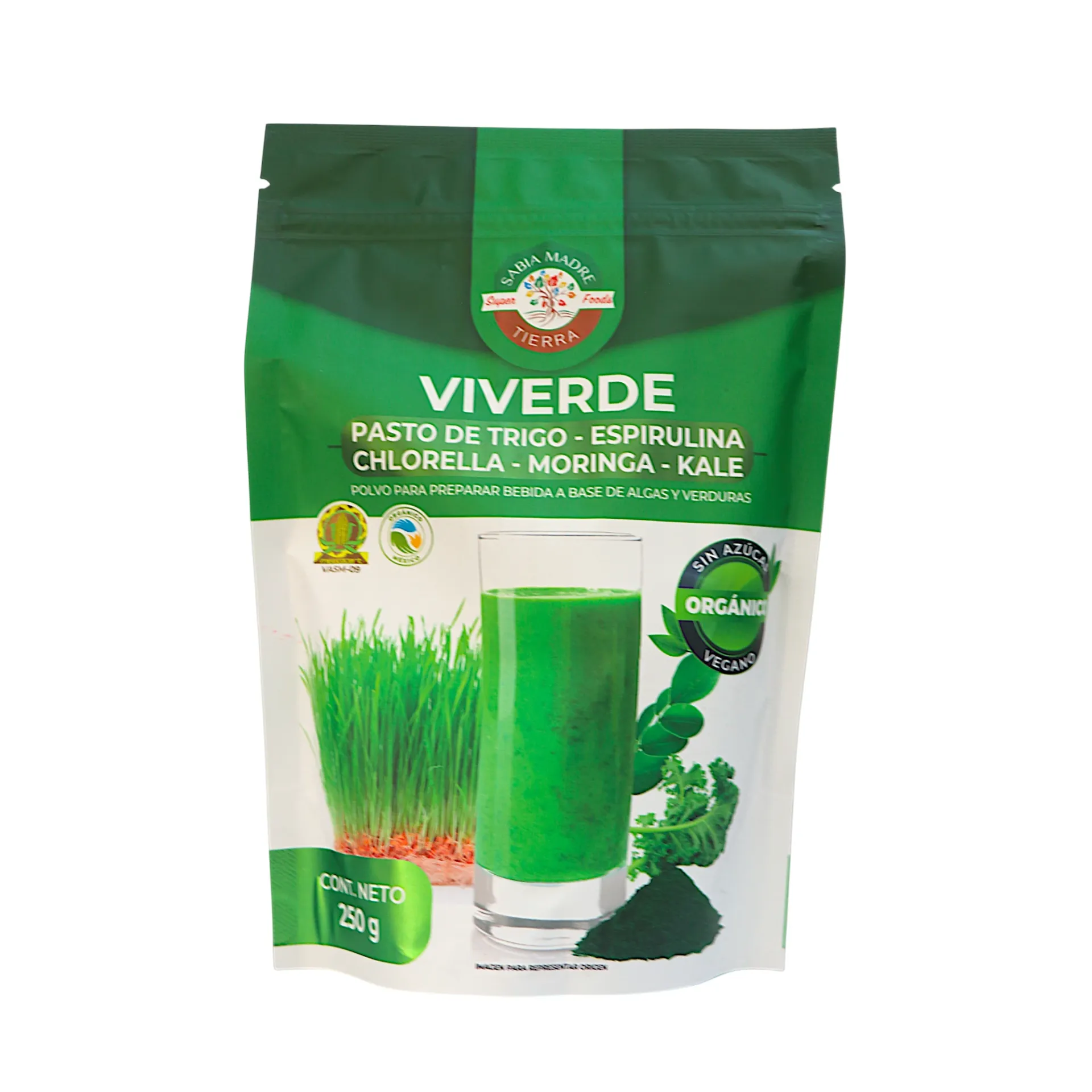 [7503034274872] Viverde en polvo 250gr SABIA MADRE TIERRA