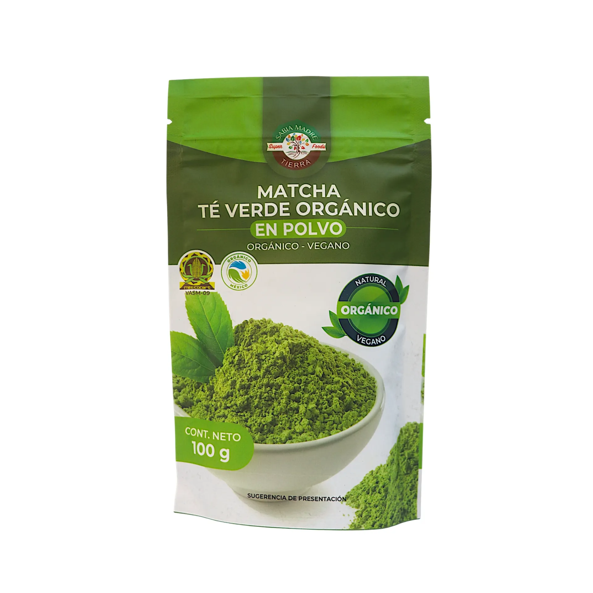 Té matcha en polvo 100gr SABIA MADRE TIERRA