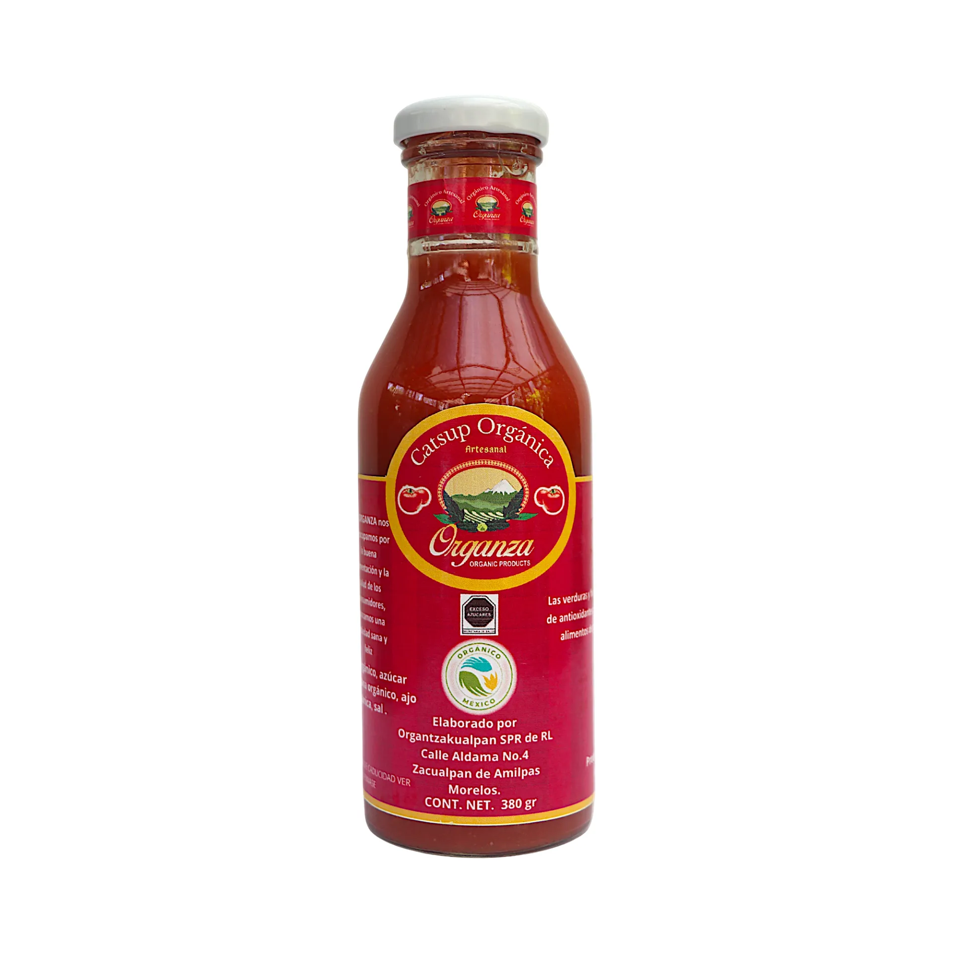 Salsa catsup 380gr ORGANZA