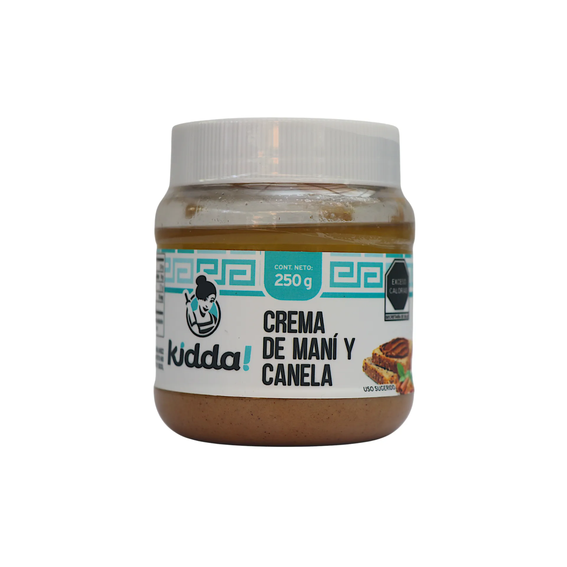 [7503058322016] Crema de maní y canela 250gr KIDDA!