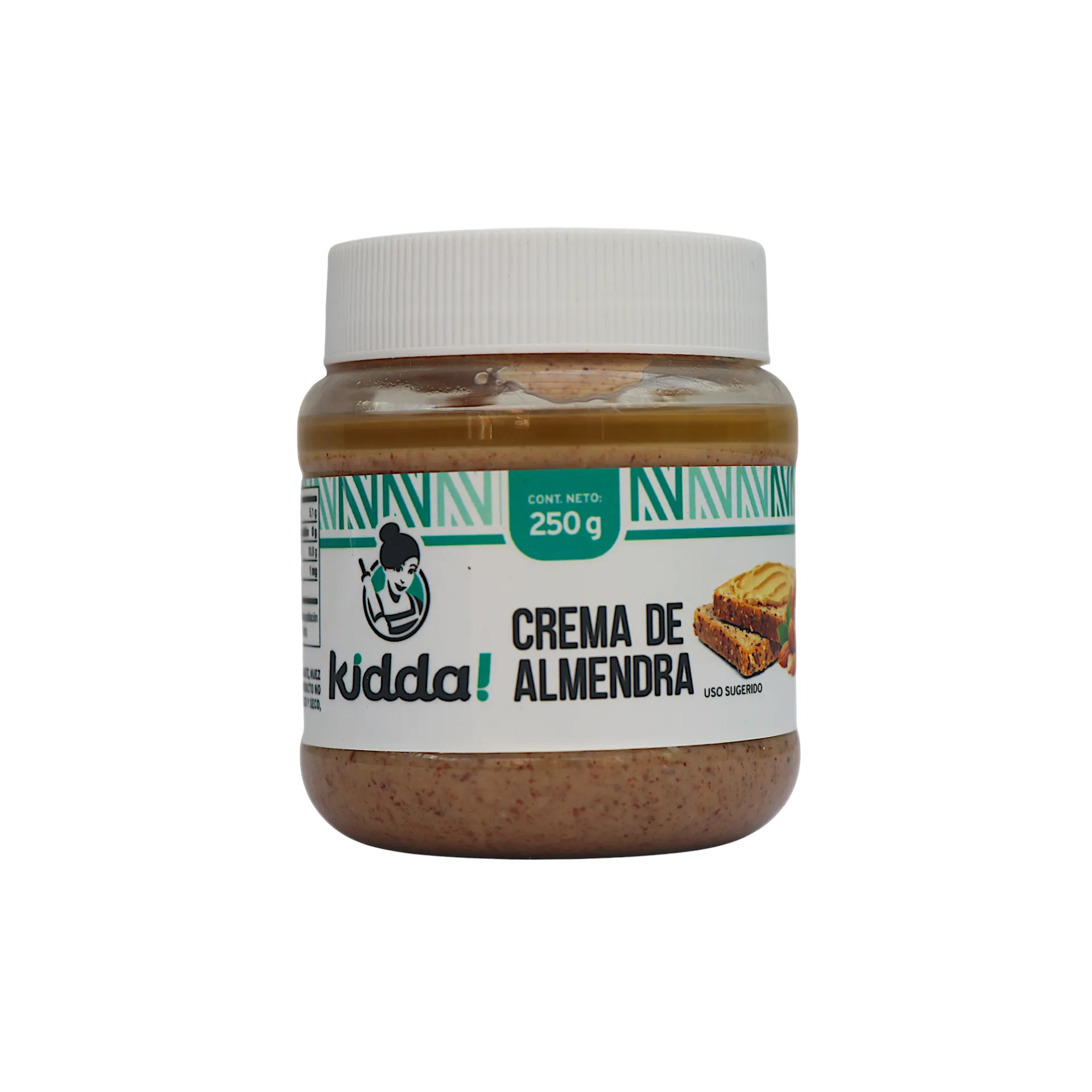 [7503058322030] Crema de almendra natural 250gr KIDDA!