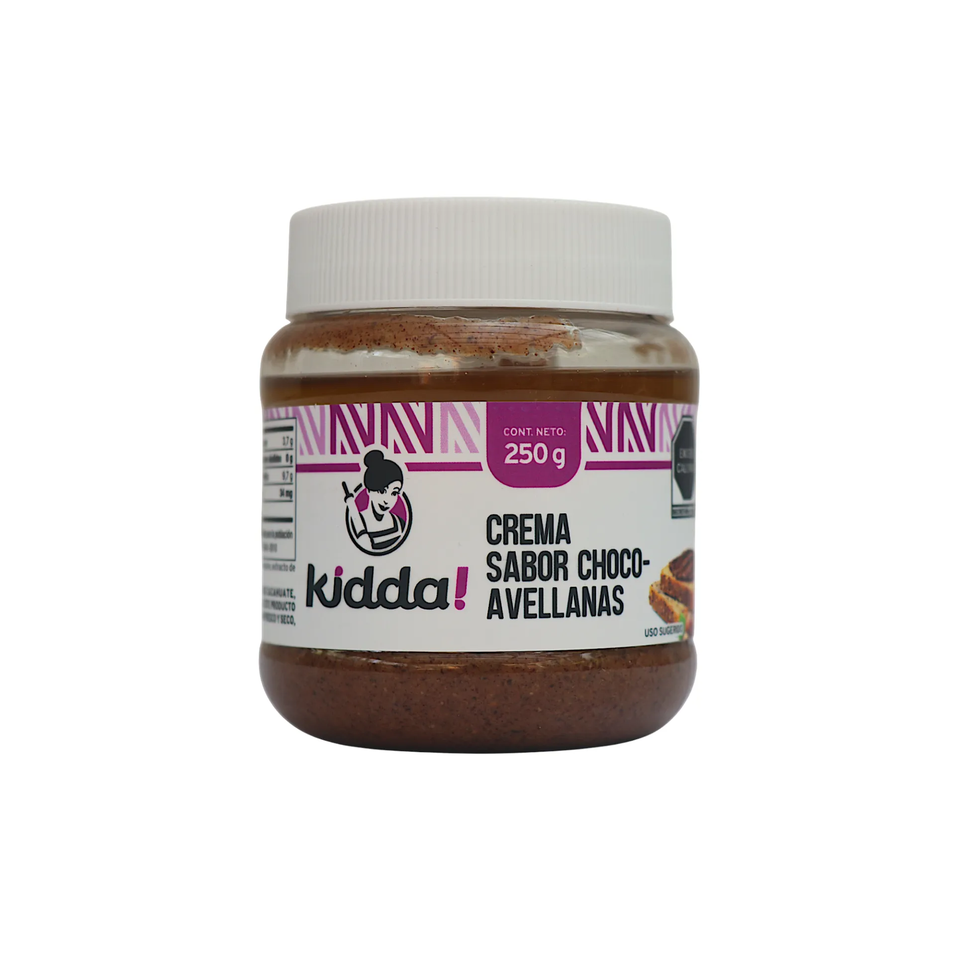Crema de choco avellanas 250gr KIDDA!