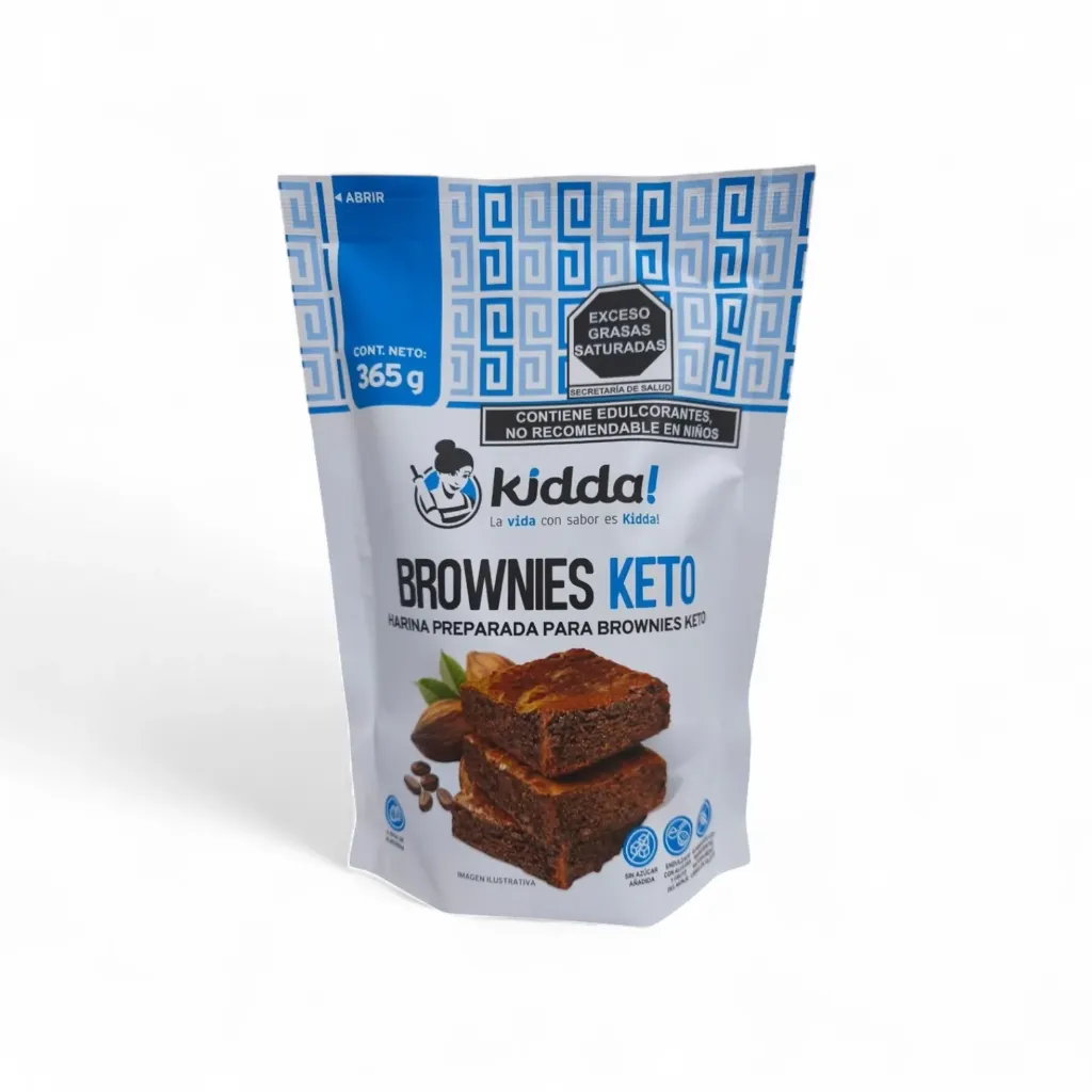 [7503058322122] Harina preparada para brownies keto 365gr KIDDA!