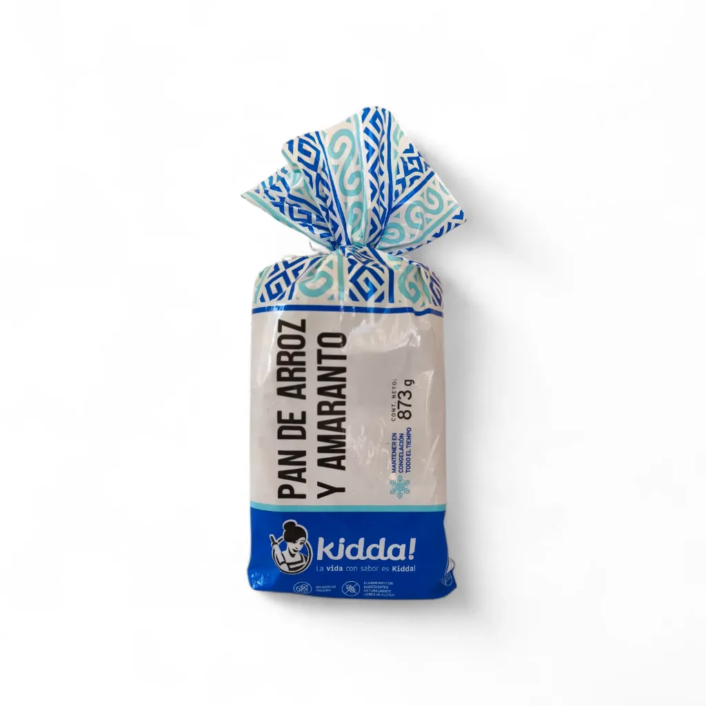[7503058322153] Pan de arroz y amaranto 873gr KIDDA!