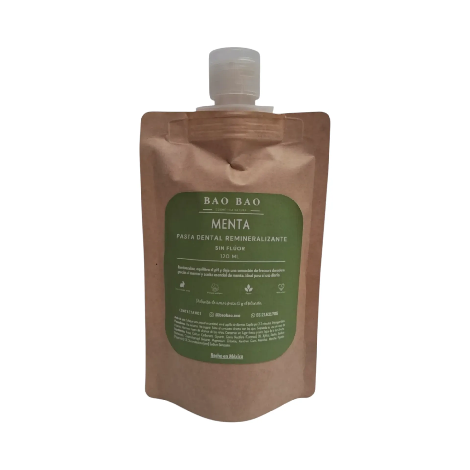 Pasta dental de menta 120gr BAO BAO