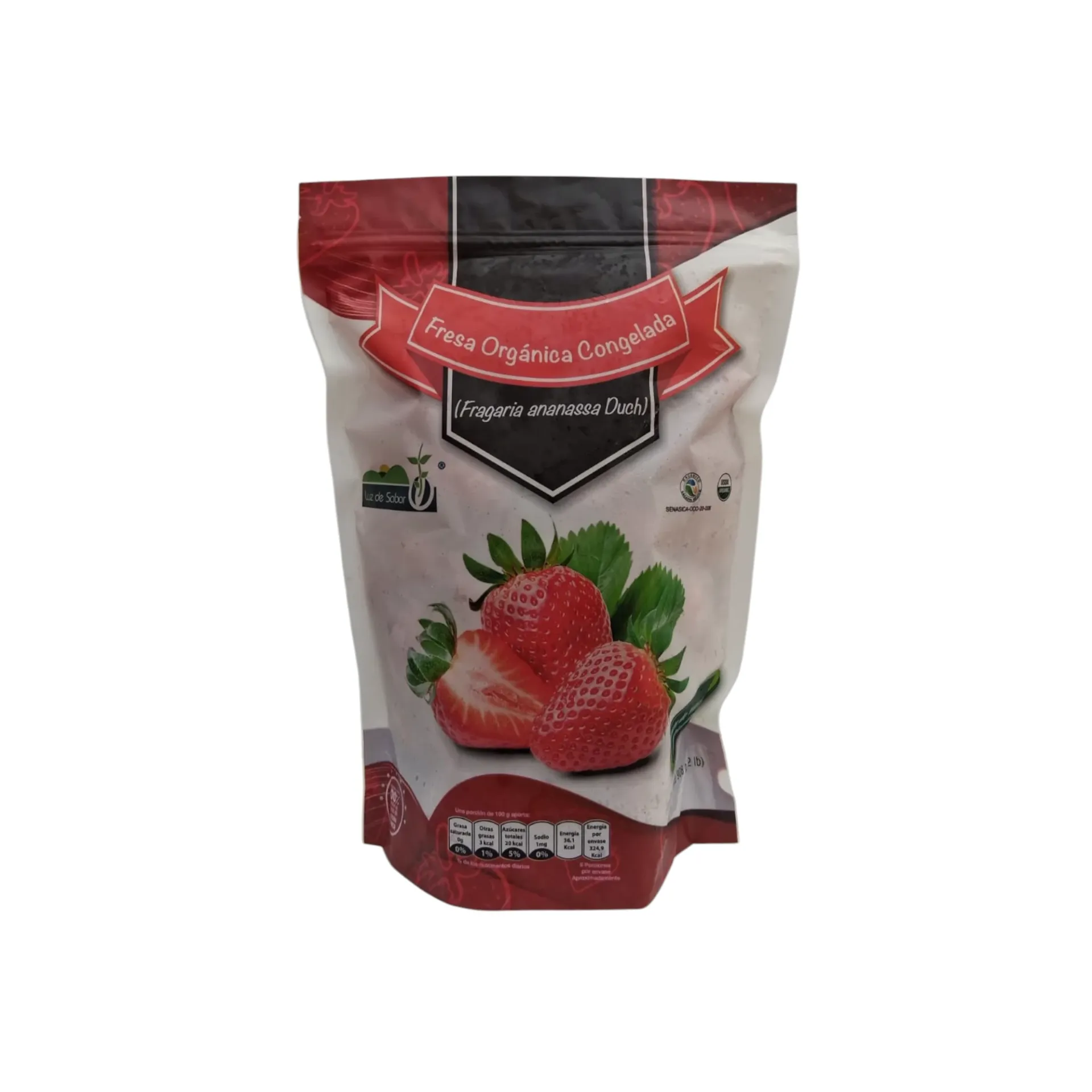 [7503018959641] Fresas congeladas 908gr LUZ DE SABOR