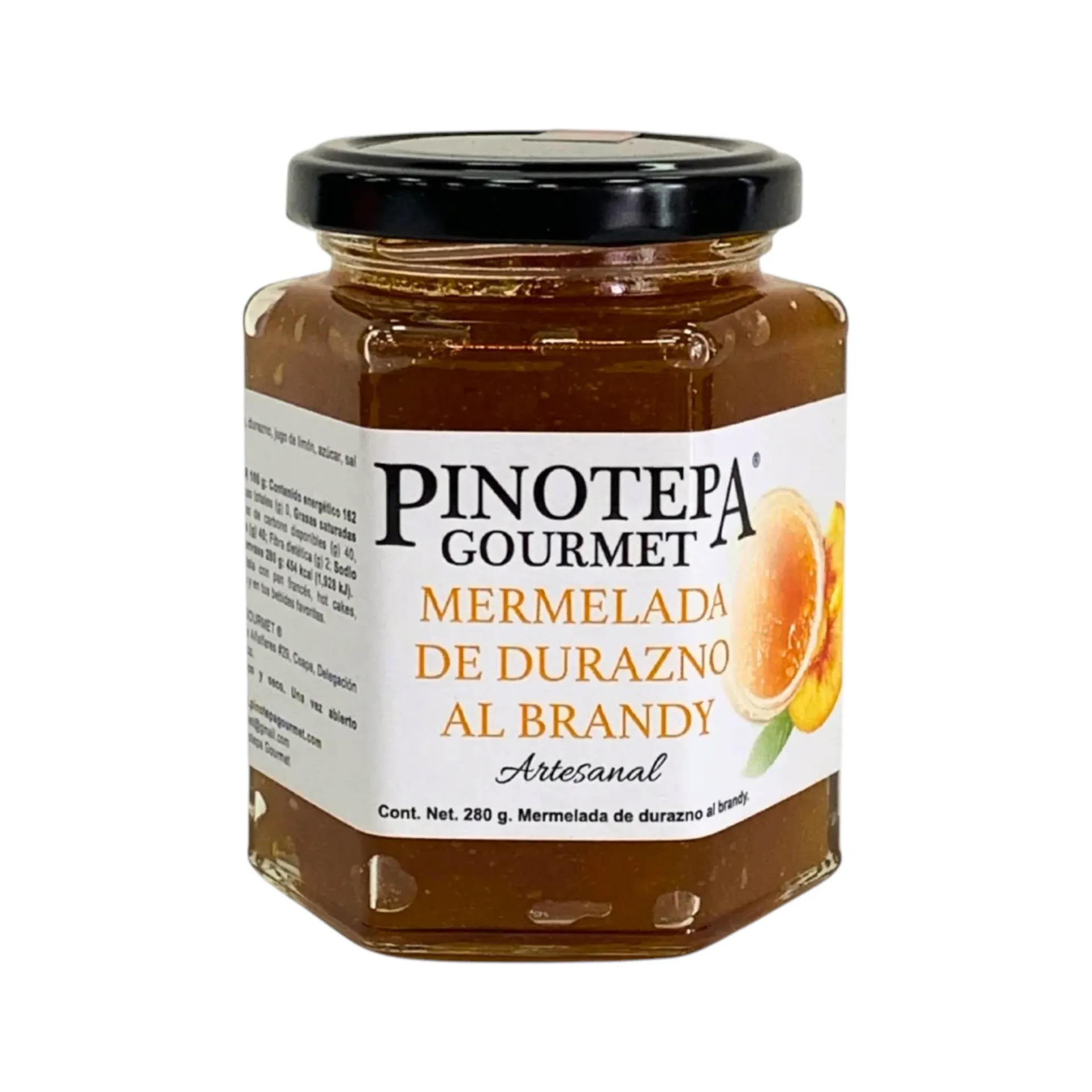 [788362561604] Mermelada de durazno al Brandy 300gr PINOTEPA NACIONAL