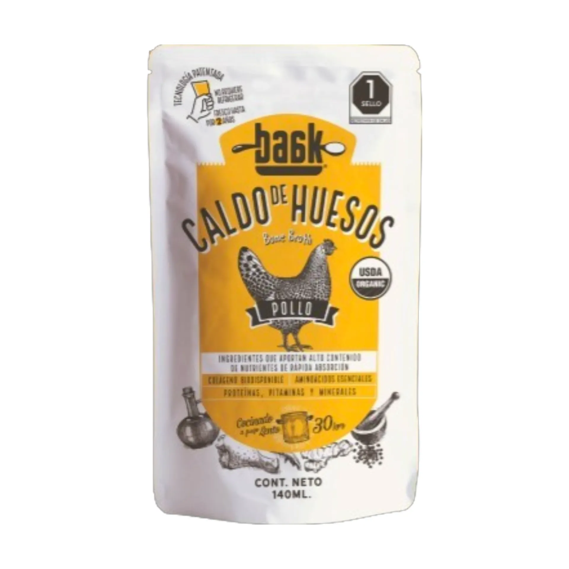 [BAAK01] Caldo de huesos de pollo 140ml BAAK BONE BROTH