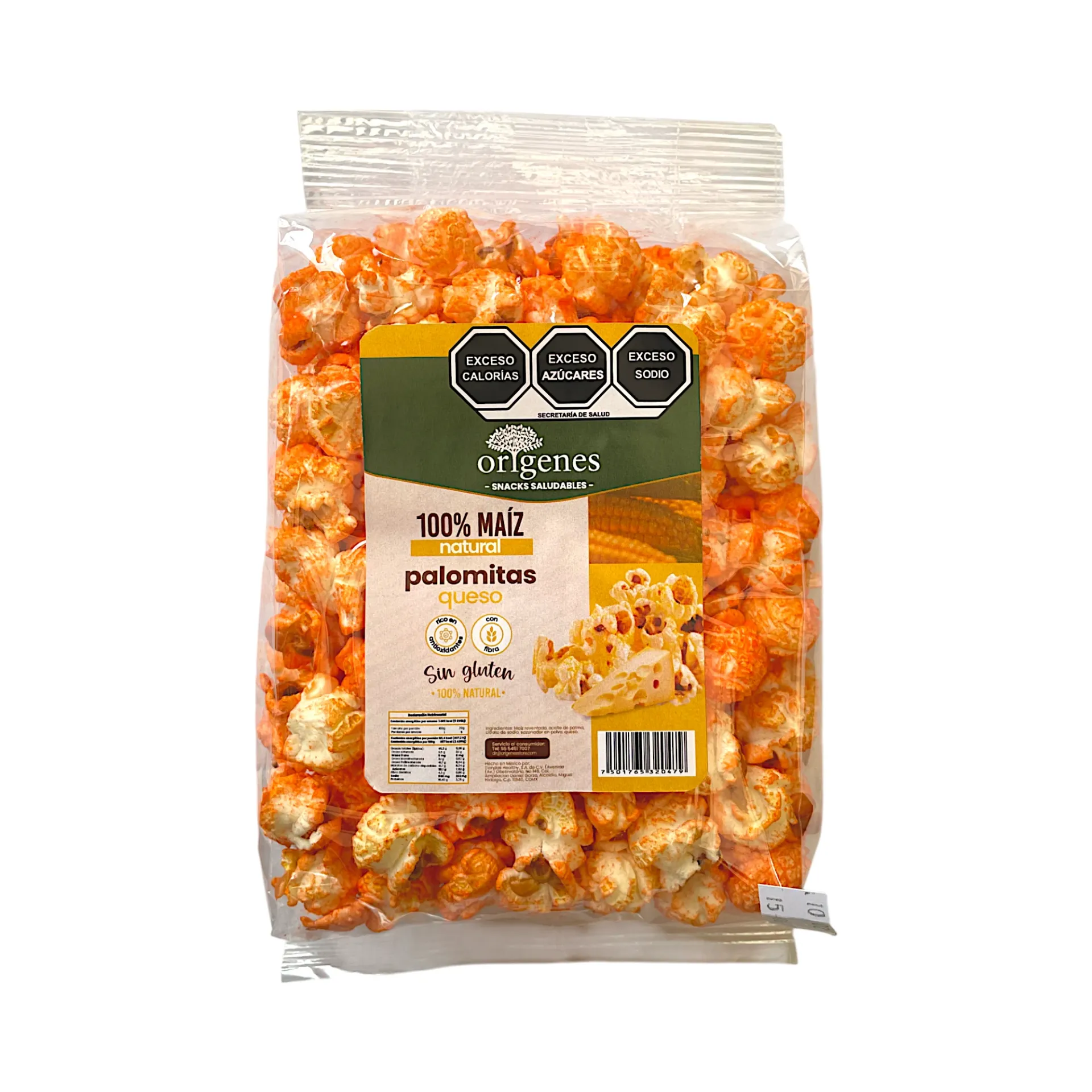 Palomitas de maíz con queso 60gr ORIGENES