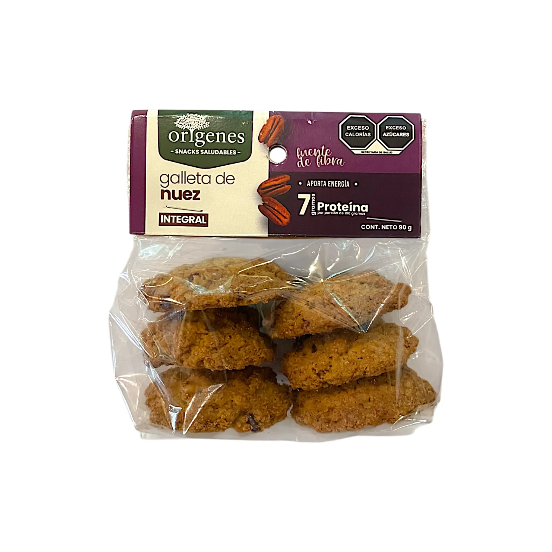 Galletas de nuez 90gr ORIGENES