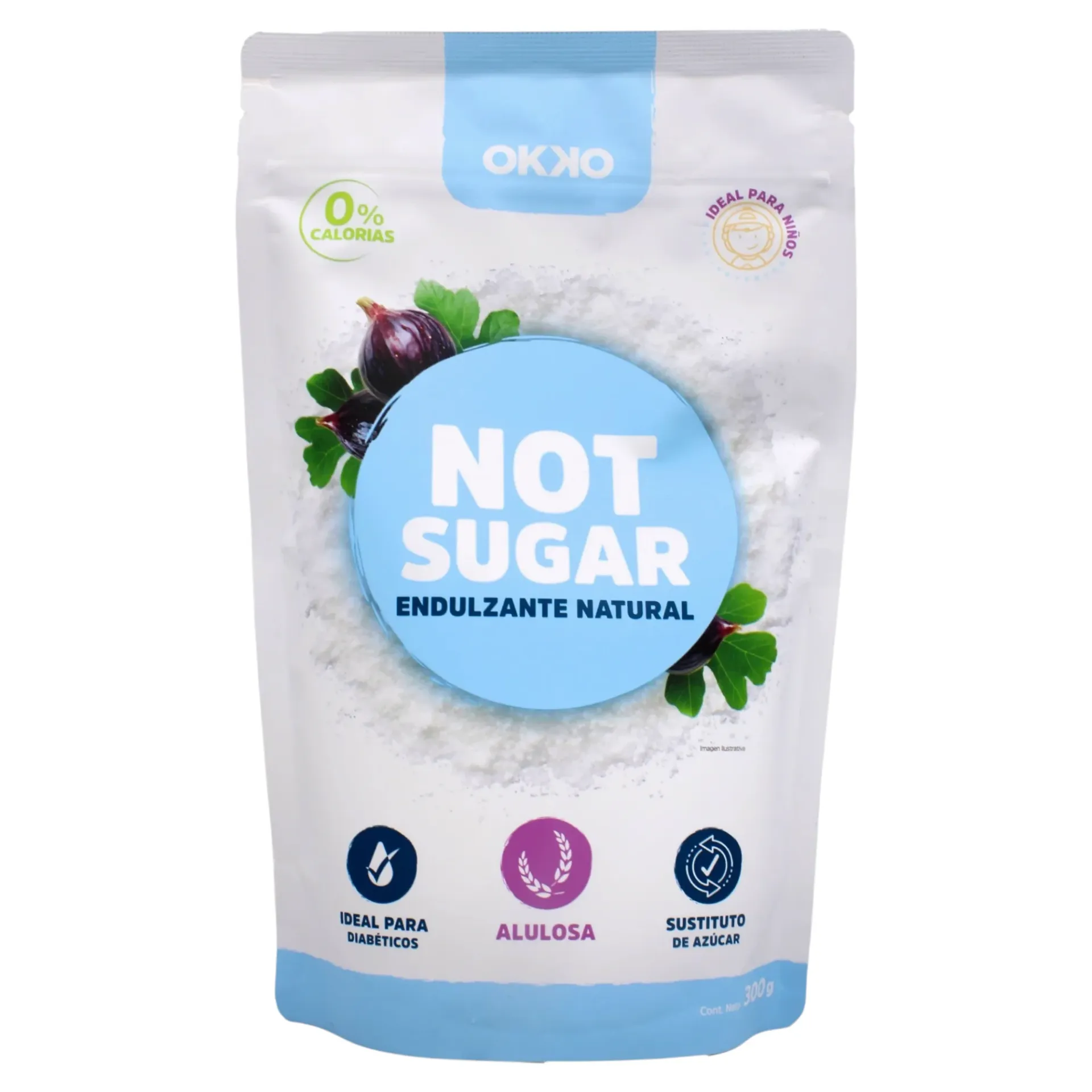 Endulzante natural de alulosa Not Sugar 300gr OKKO